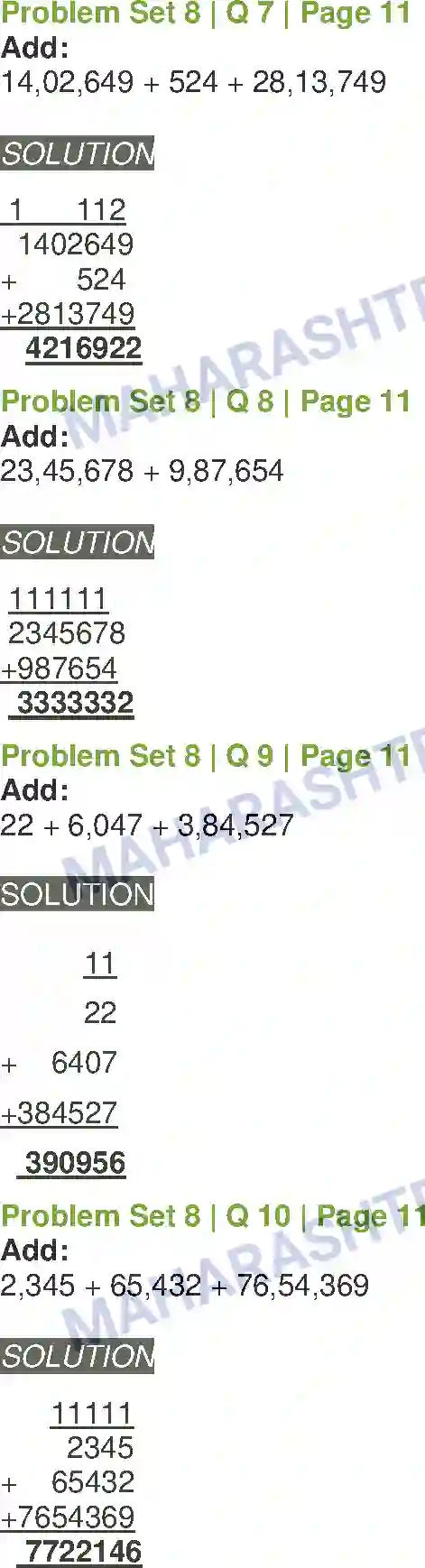 Maharashtra Board Solution Class-5 Mathematics Addition and Subtraction Image 4