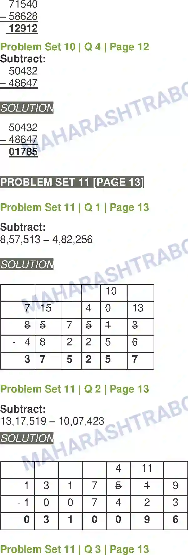 Maharashtra Board Solution Class-5 Mathematics Addition and Subtraction Image 7