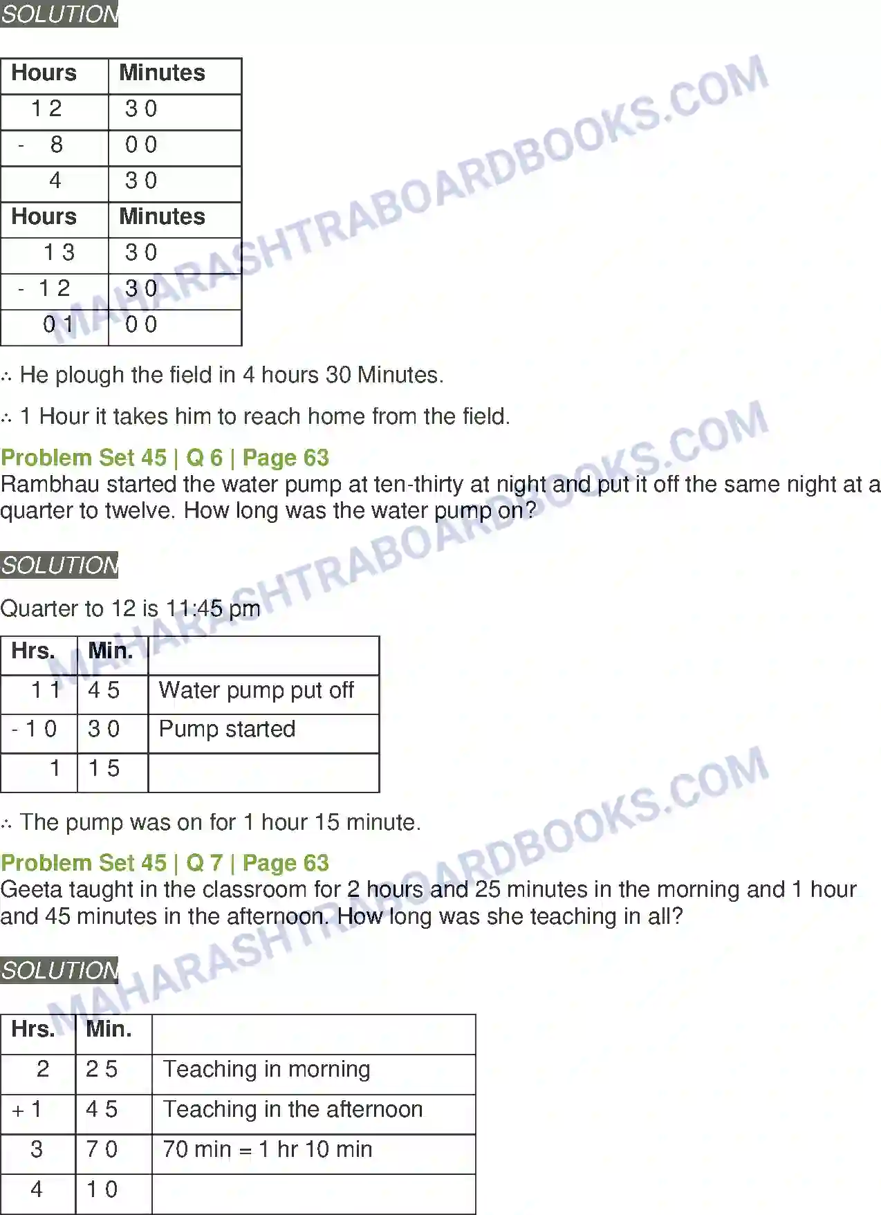 Maharashtra Board Solution Class-5 Mathematics Measuring Time Image 10