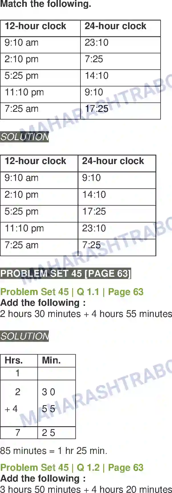 Maharashtra Board Solution Class-5 Mathematics Measuring Time Image 6
