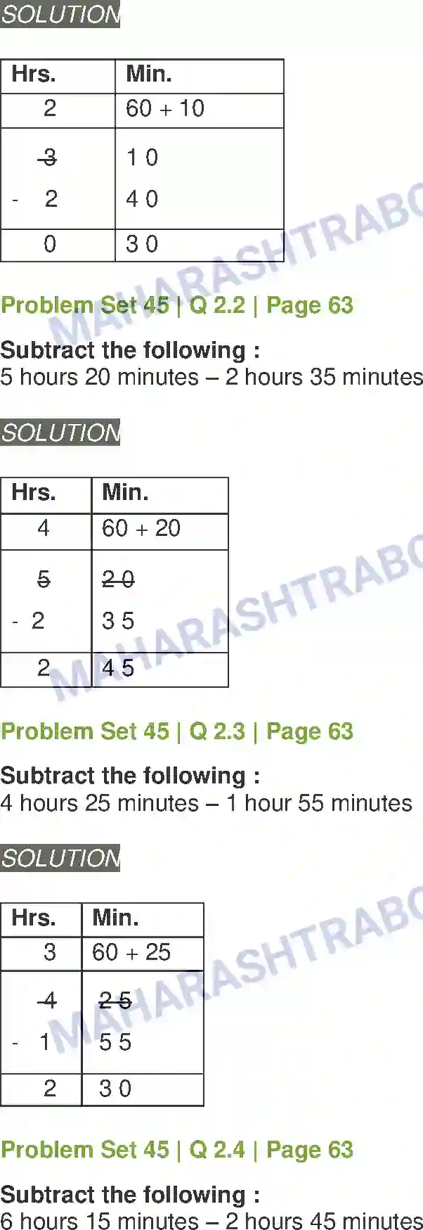 Maharashtra Board Solution Class-5 Mathematics Measuring Time Image 8
