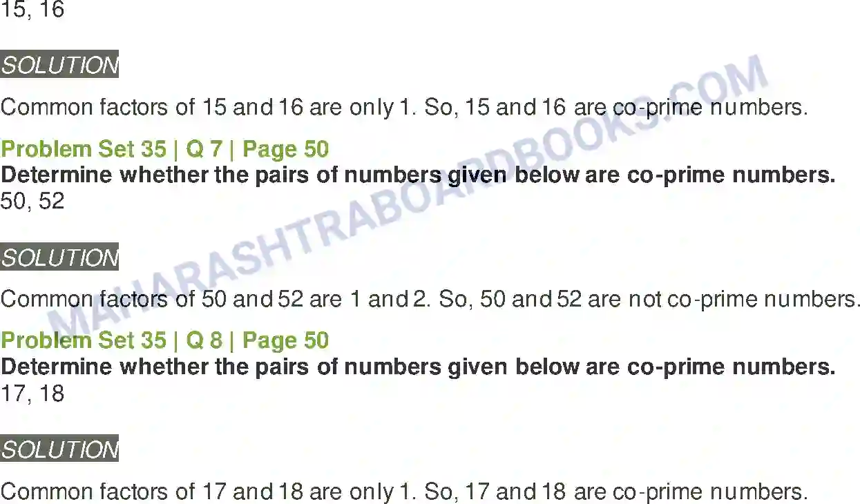 Maharashtra Board Solution Class-5 Mathematics Multiples and Factors Image 6