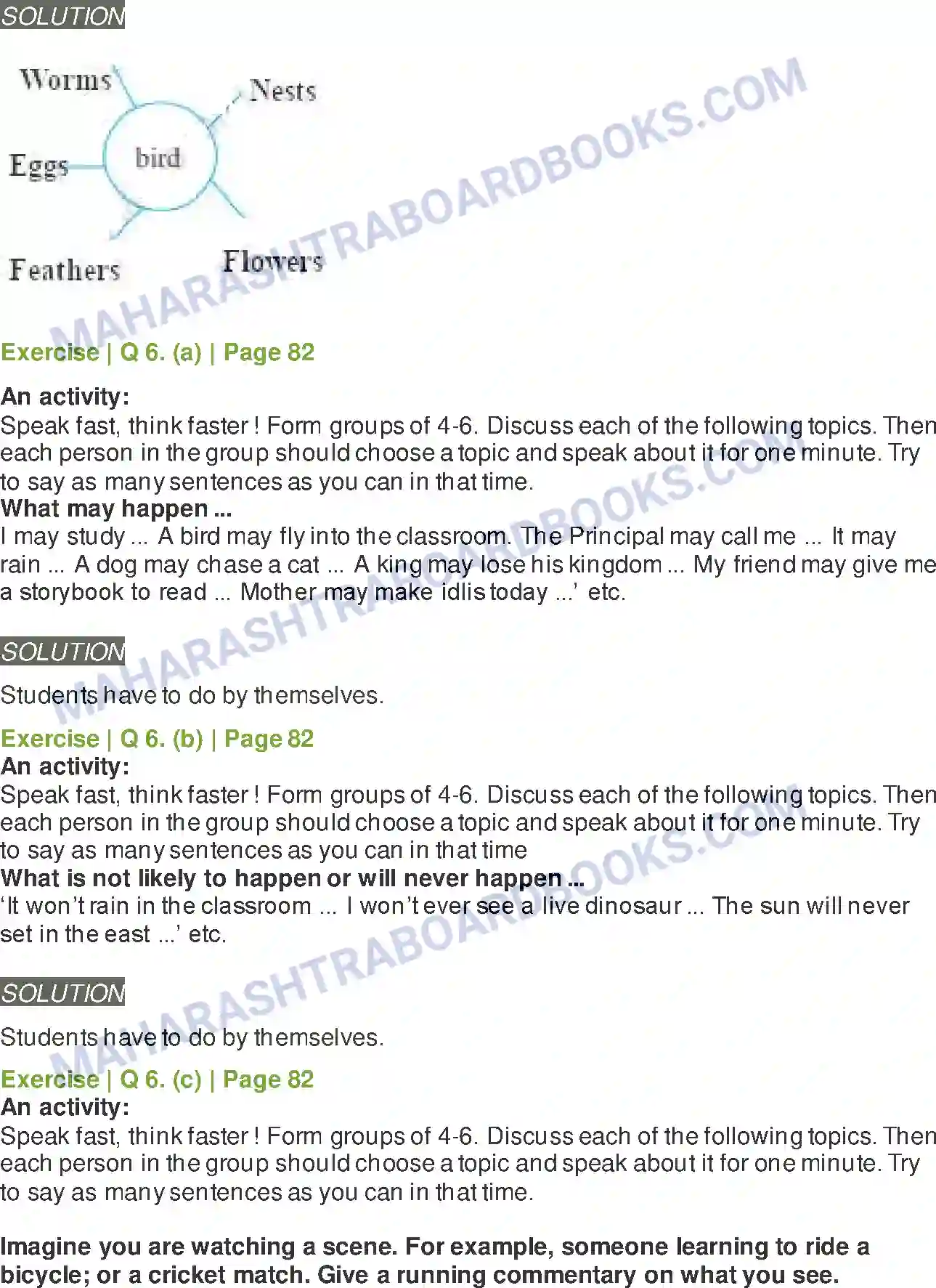 Maharashtra Board Solution Class-6 English Sleep, My Treasure Image 4