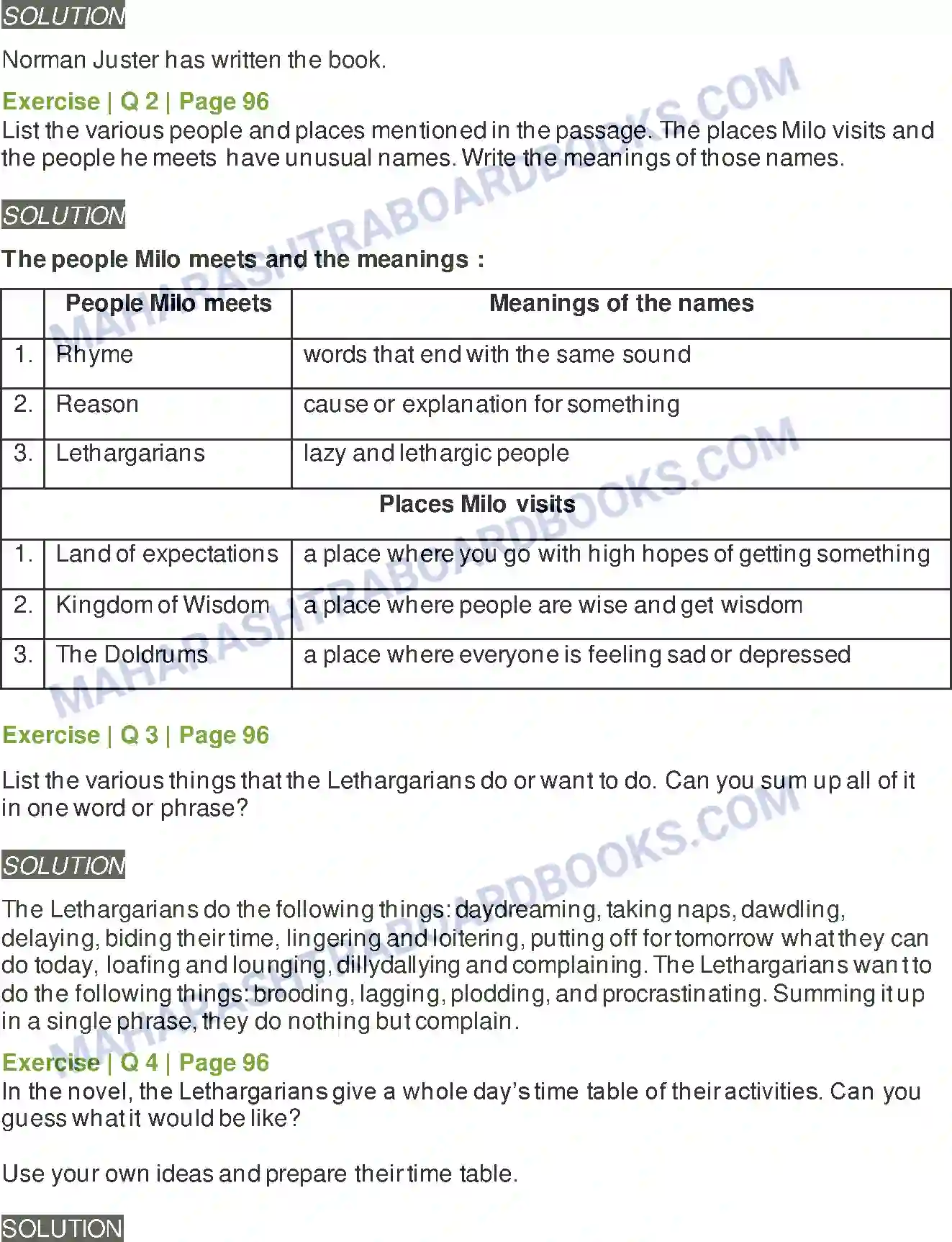 Maharashtra Board Solution Class-6 English The Phantom Tollbooth (A Book Review) Image 2