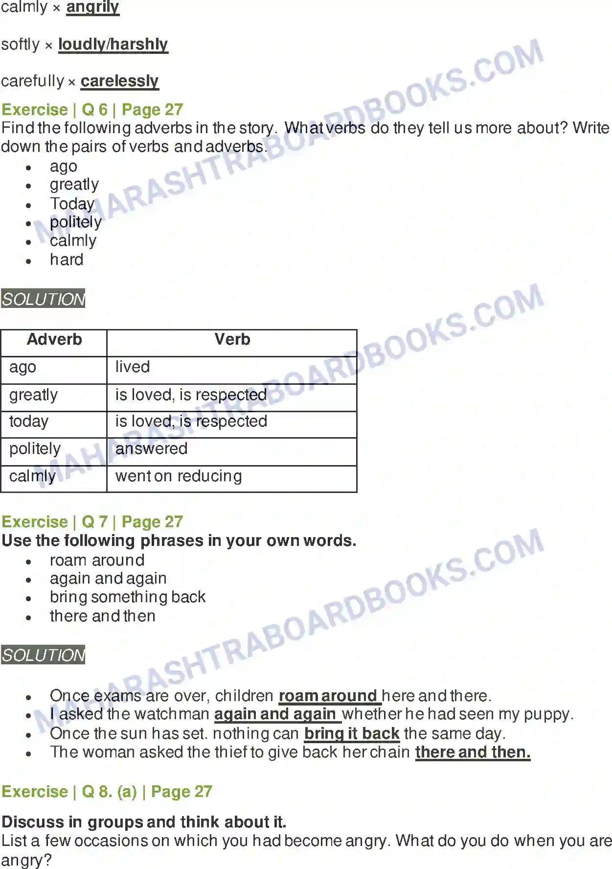 Maharashtra Board Solution Class-6 English The Worth of a Fabric Image 3