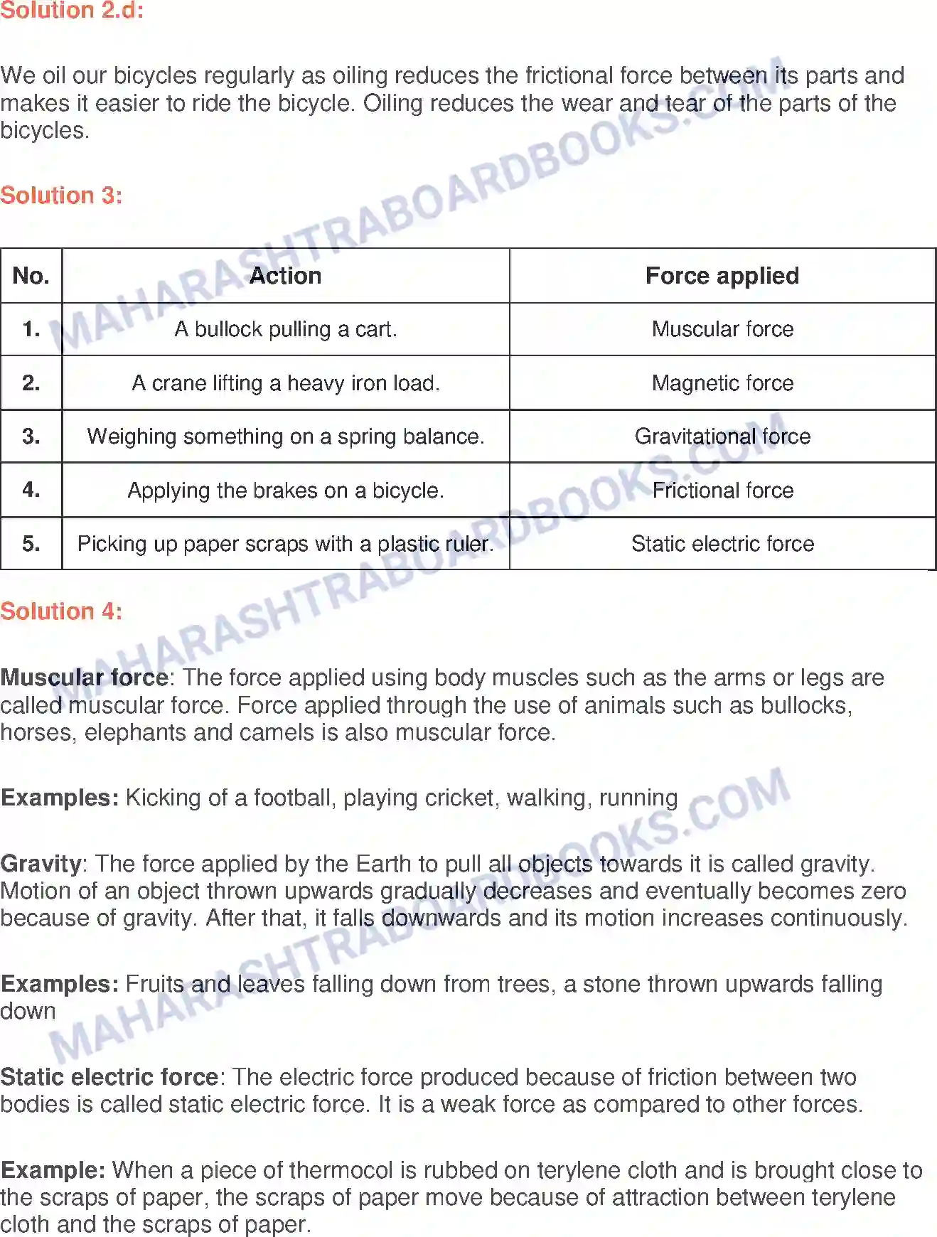 Maharashtra Board Solution Class-6 General+Science Force Image 3