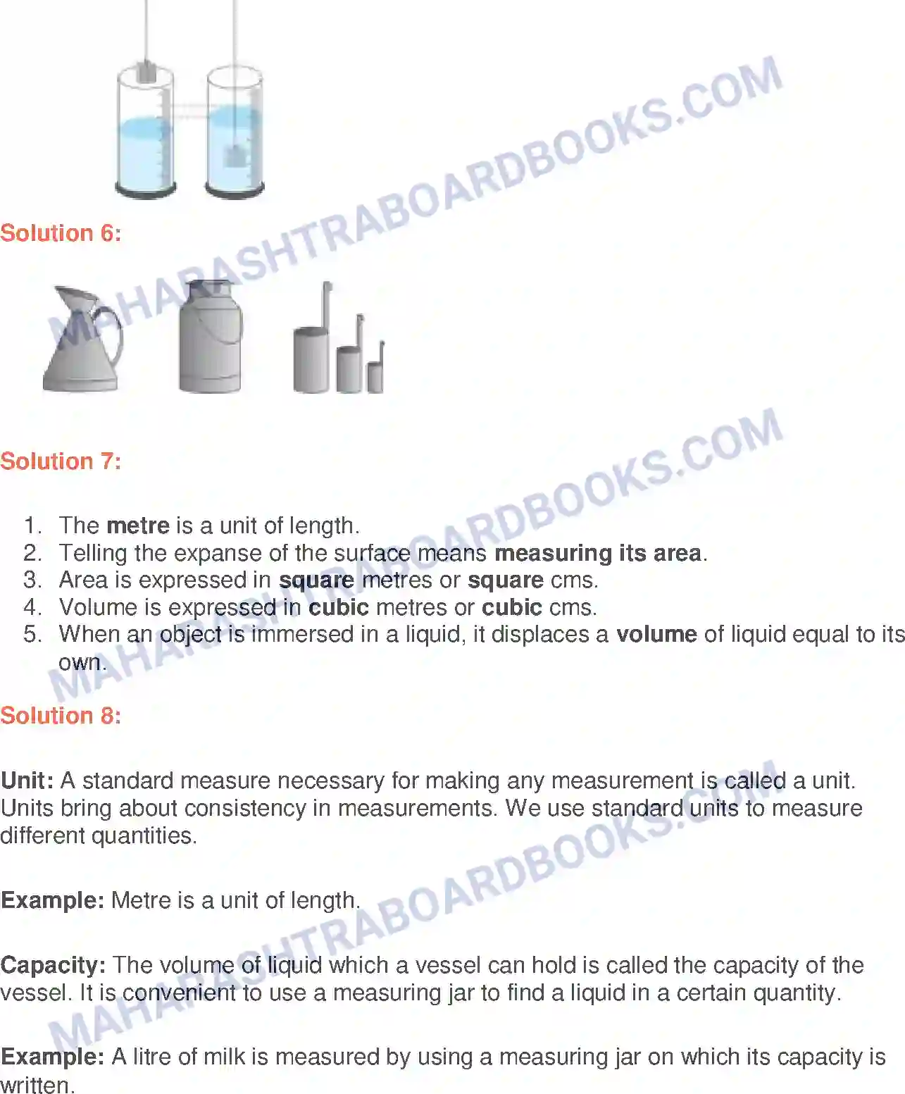 Maharashtra Board Solution Class-6 General+Science Measurement Image 2