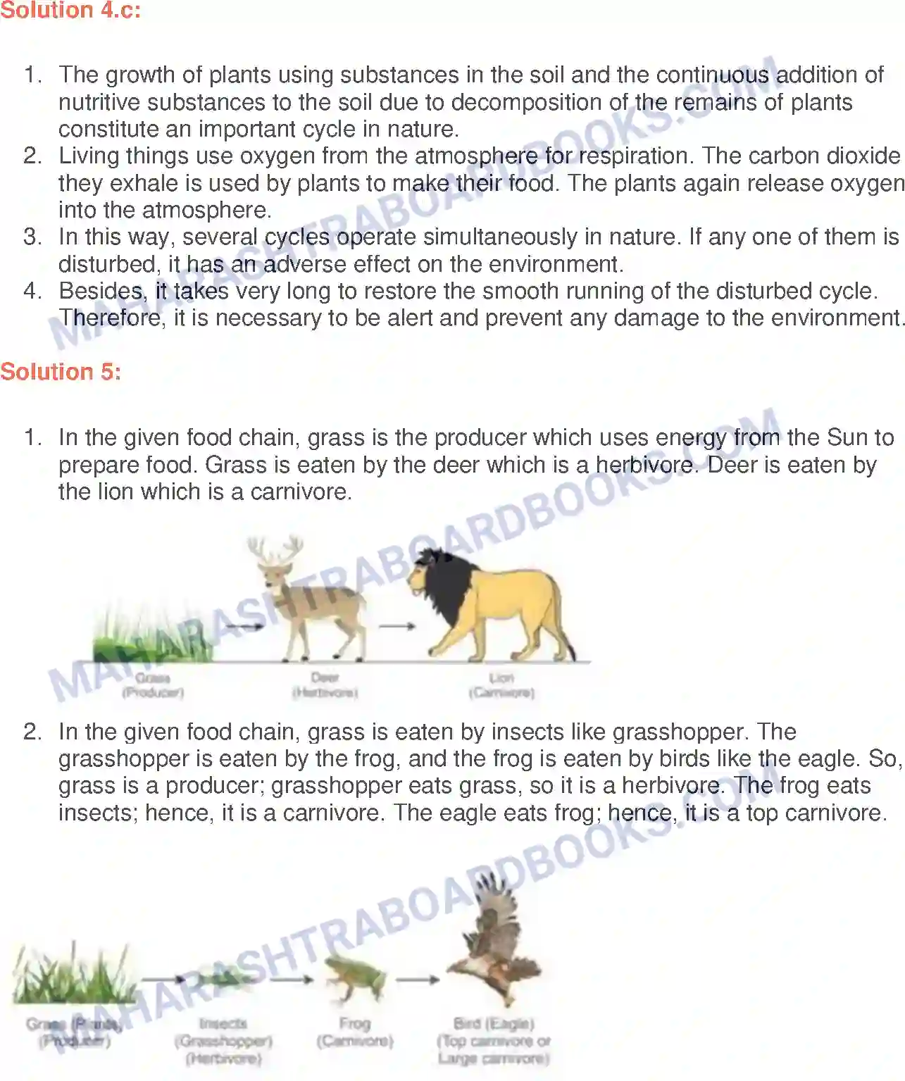 Maharashtra Board Solution Class-6 General+Science Our Environment Image 2