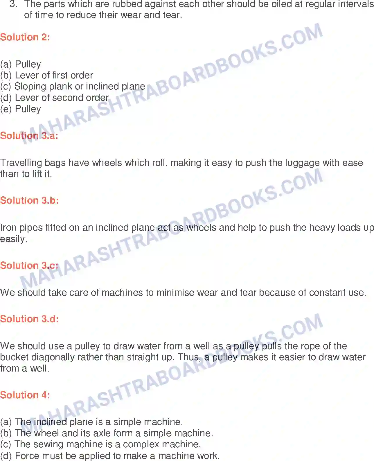 Maharashtra Board Solution Class-6 General+Science Simple Machines Image 2