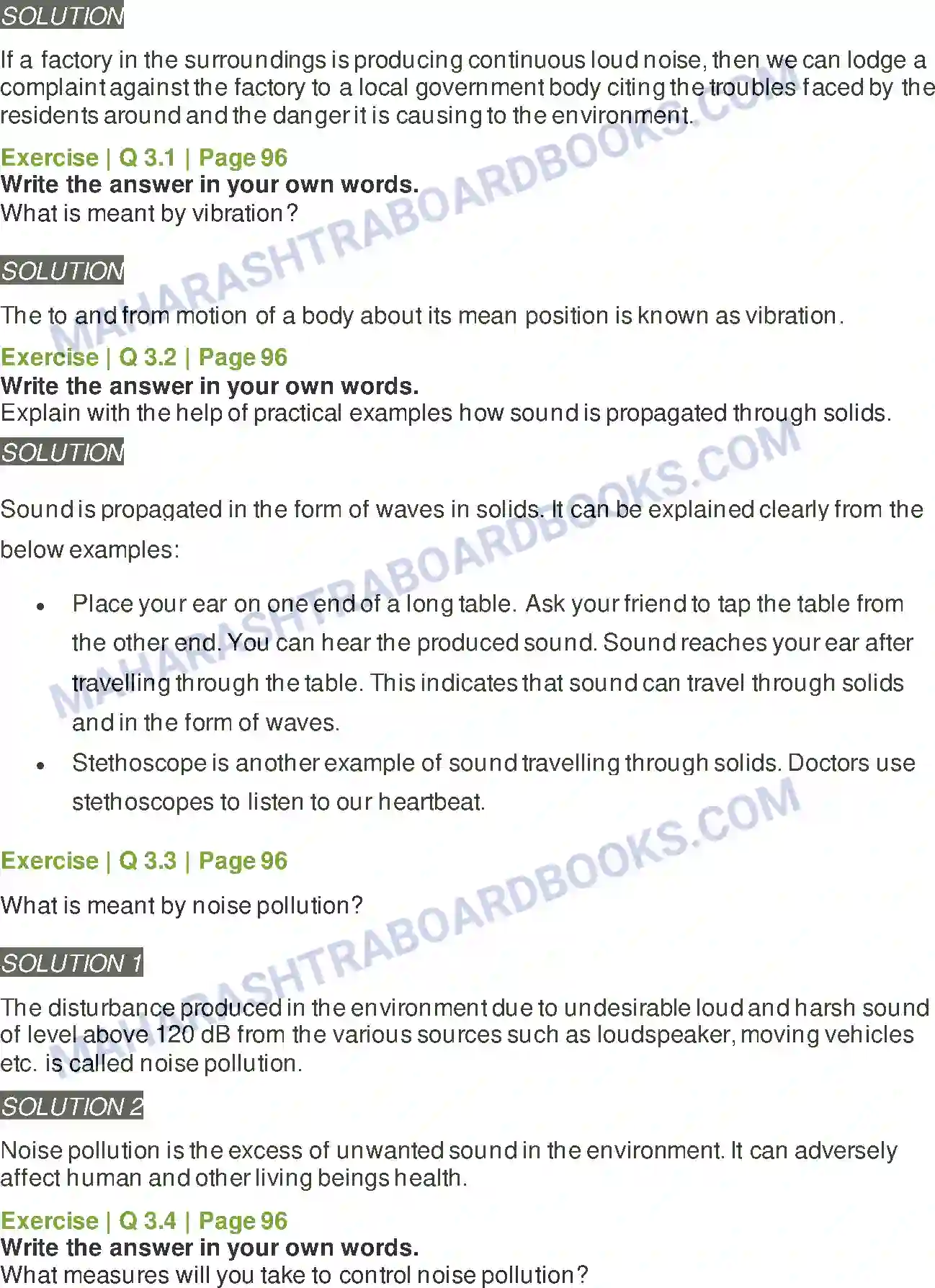 Maharashtra Board Solution Class-6 General+Science Sound Image 2