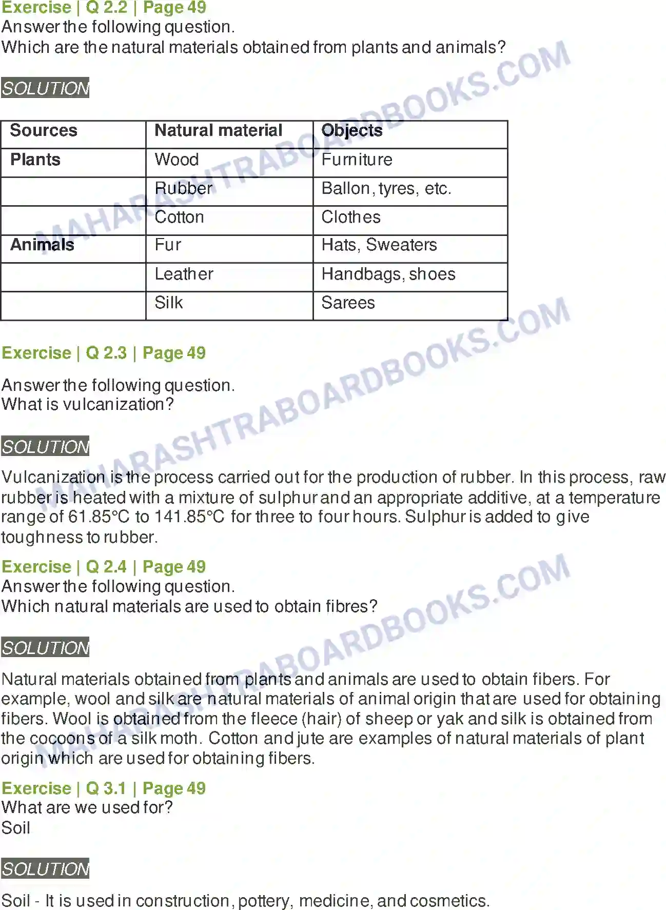 Maharashtra Board Solution Class-6 General+Science Substances in Daily Use Image 2