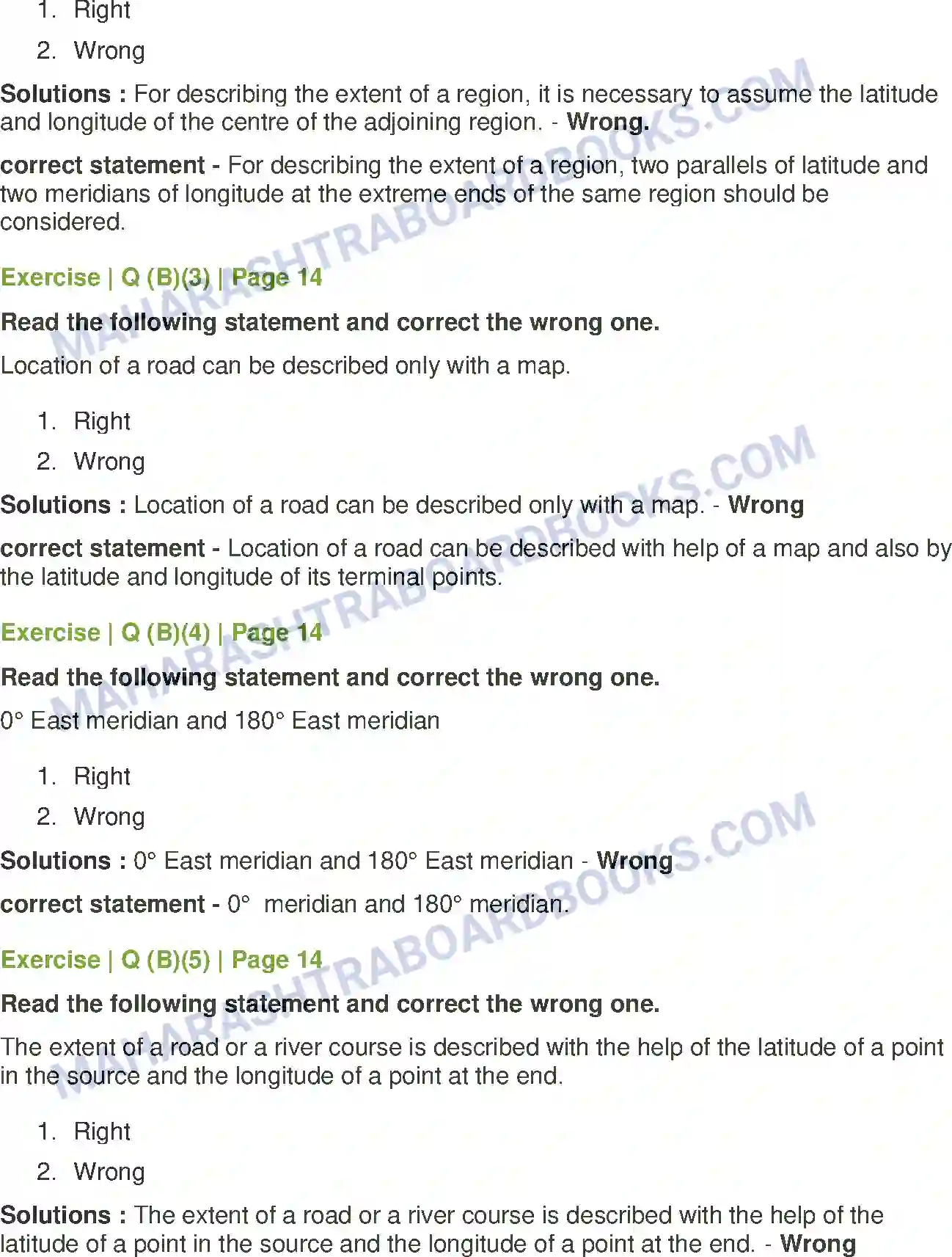 Maharashtra Board Solution Class-6 Geography Let us Use the Graticule Image 3