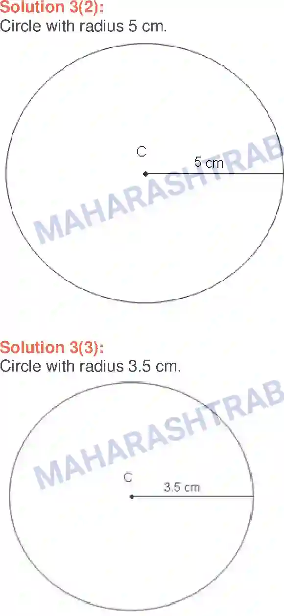 Maharashtra Board Solution Class-6 Mathematics Circle Image 2