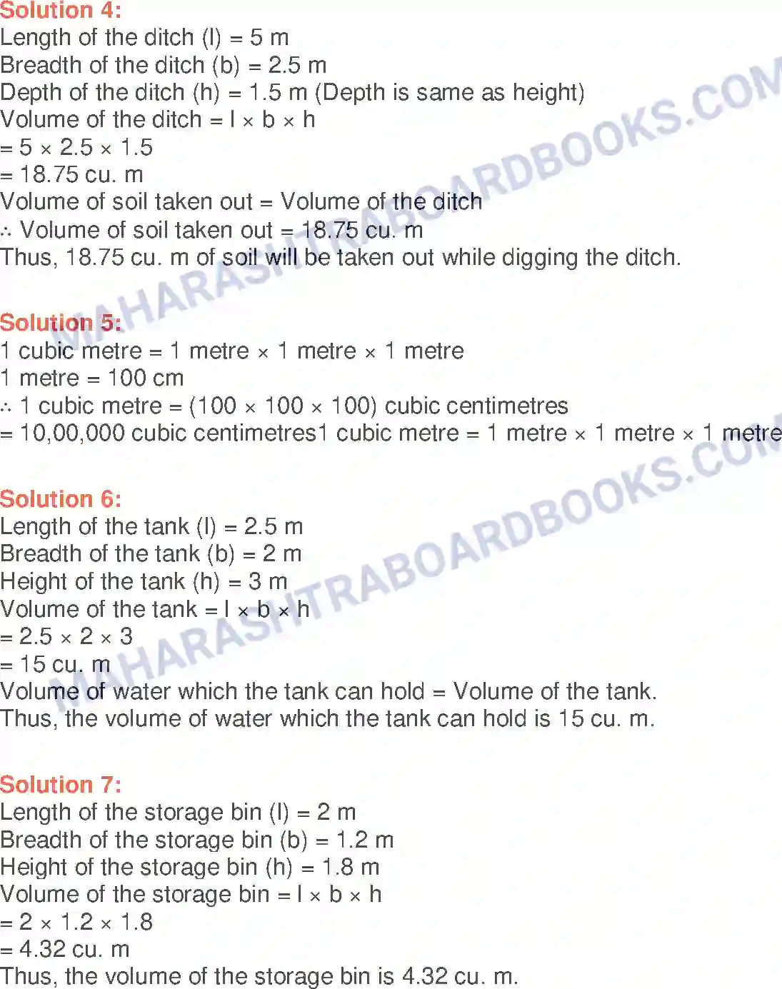 Maharashtra Board Solution Class-6 Mathematics Volume Image 3