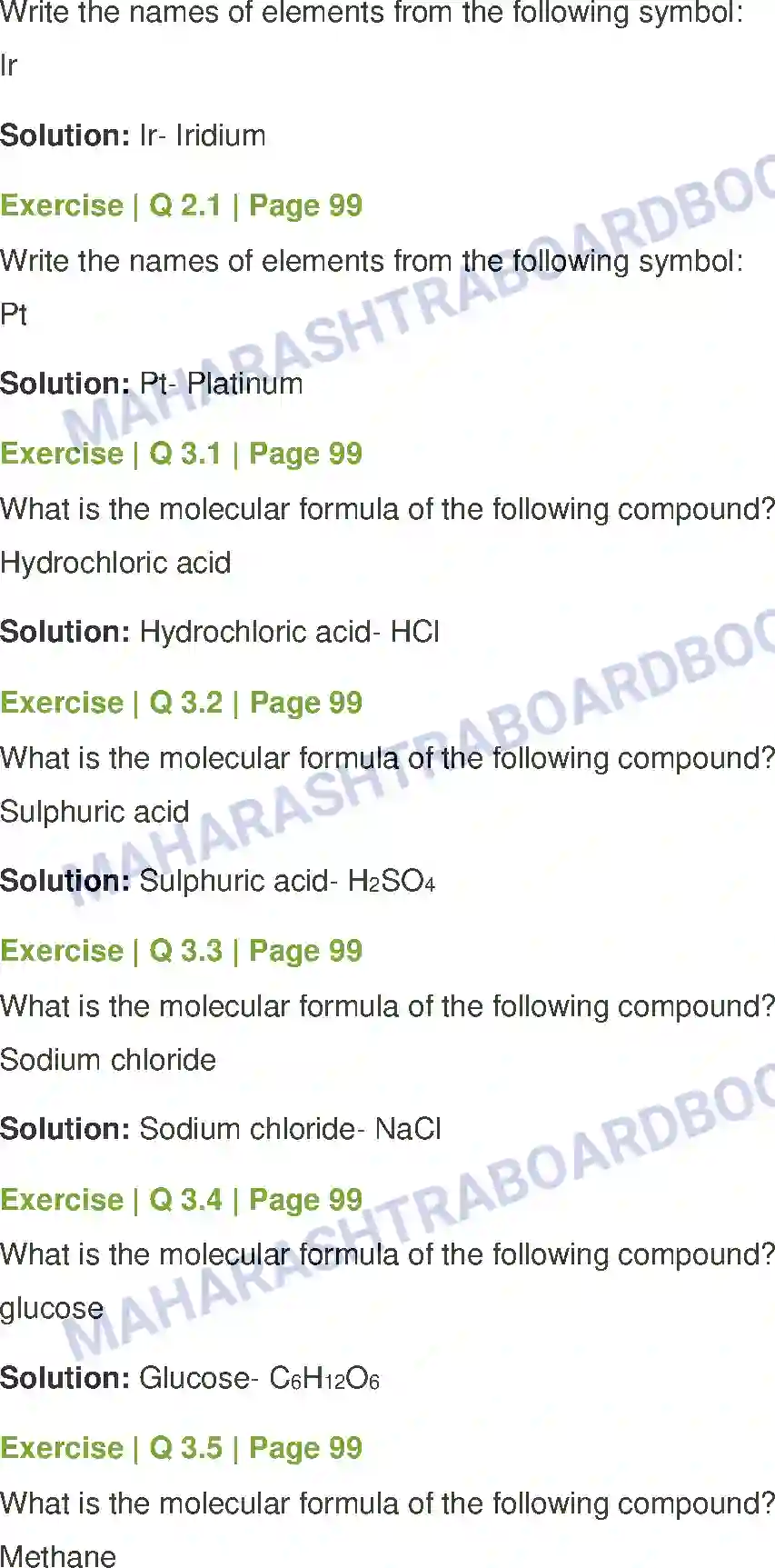 Maharashtra Board Solution Class-7 General+Science Elements, Compounds and Mixtures Image 3