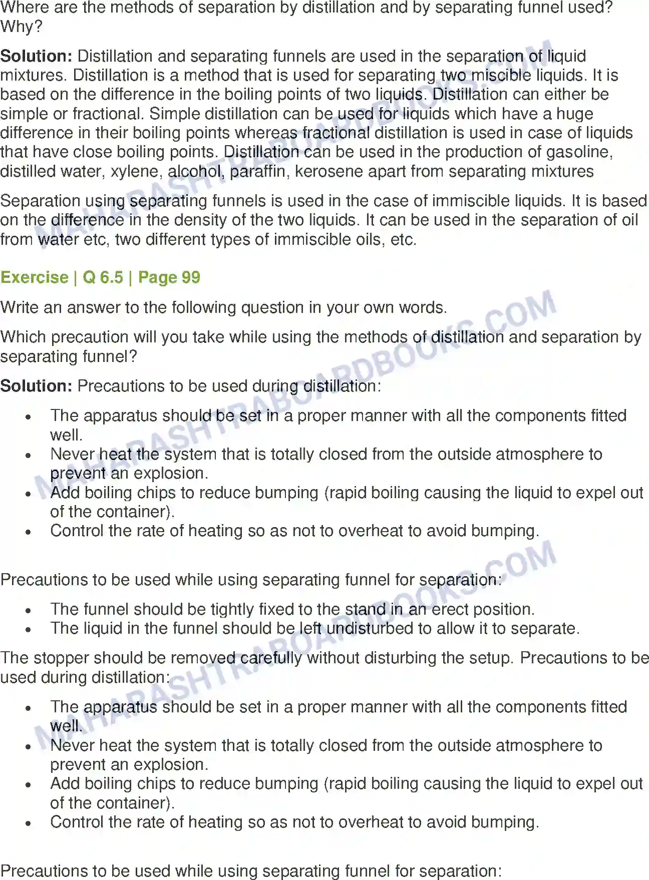 Maharashtra Board Solution Class-7 General+Science Elements, Compounds and Mixtures Image 8