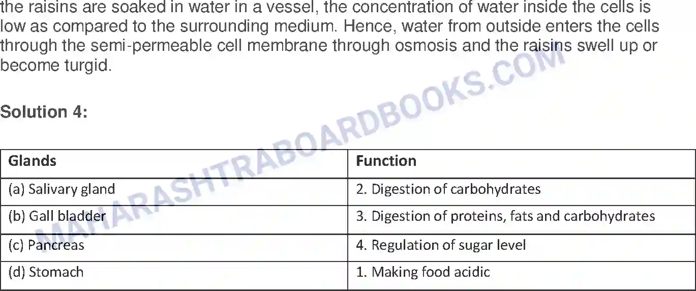 Maharashtra Board Solution Class-7 General Science Food and Nutrition Image 2