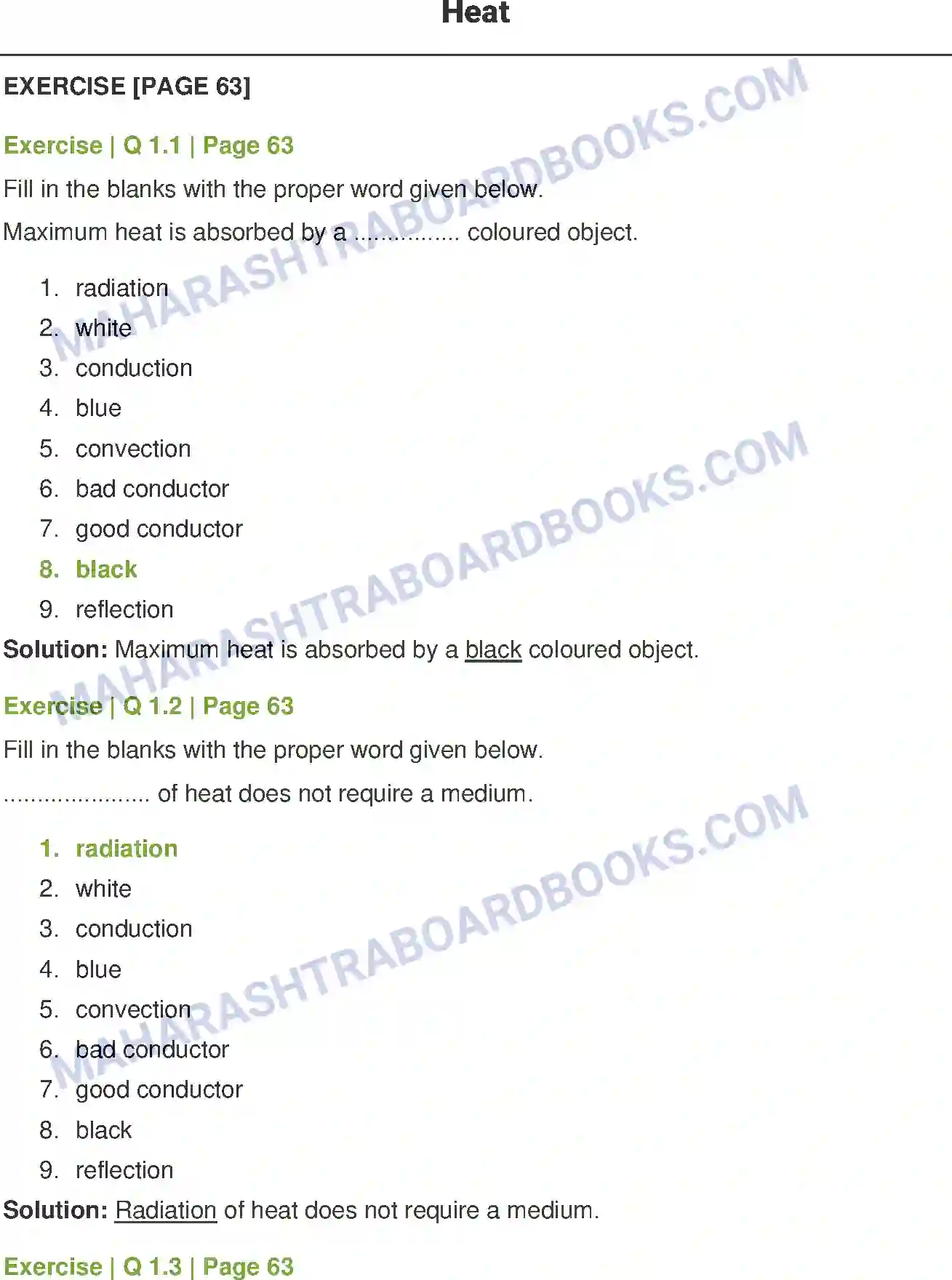Maharashtra Board Solution Class-7 General+Science Heat Image 1