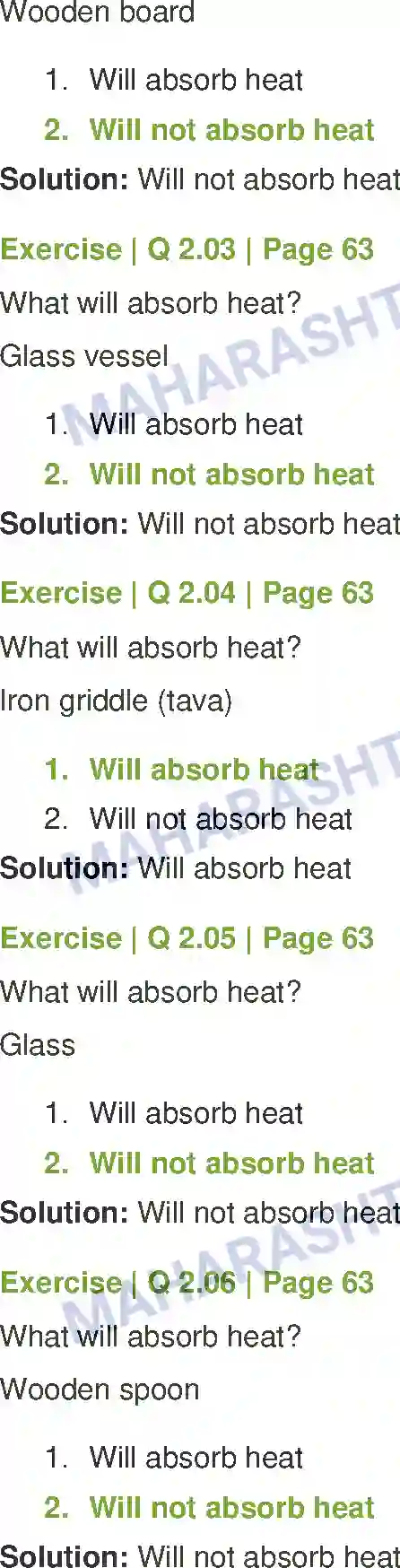 Maharashtra Board Solution Class-7 General+Science Heat Image 4