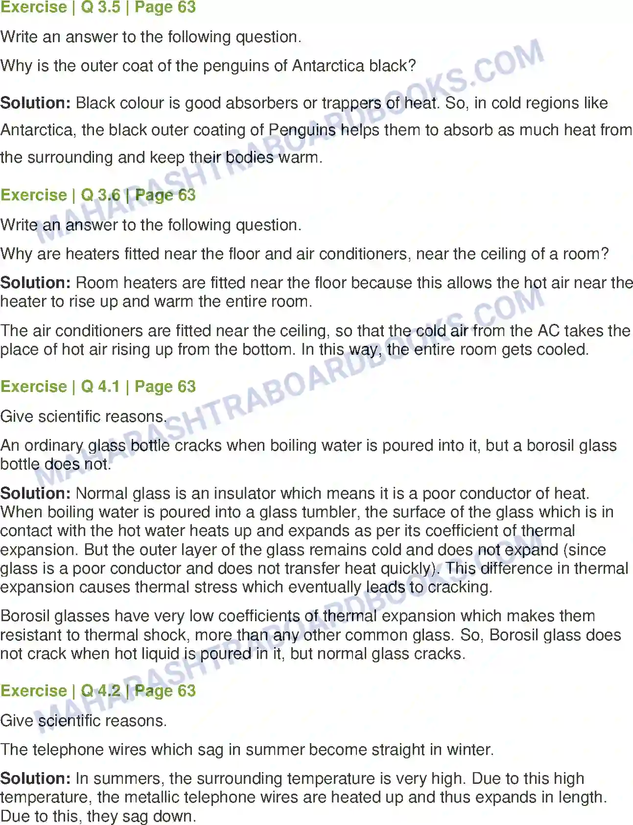 Maharashtra Board Solution Class-7 General+Science Heat Image 7