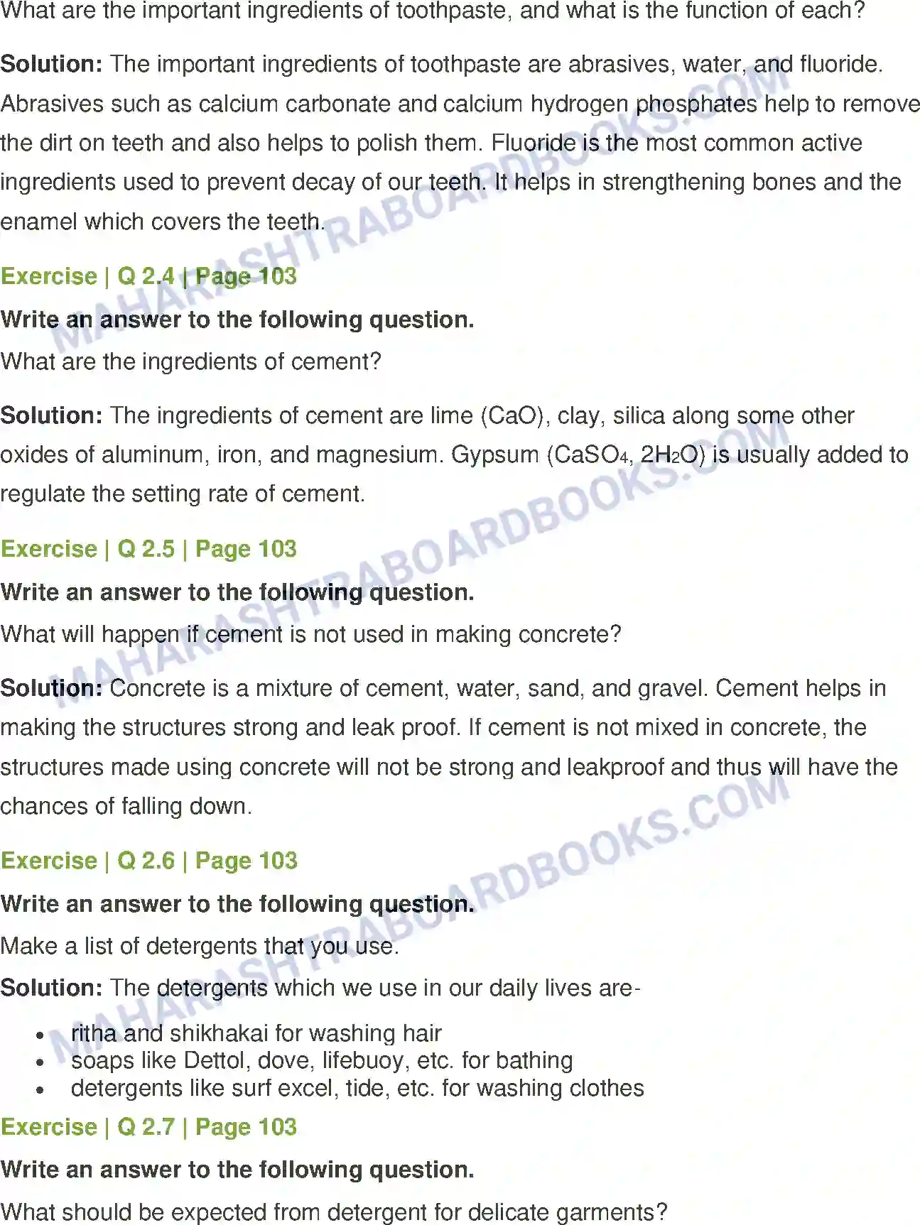 Maharashtra Board Solution Class-7 General+Science Materials We Use Image 4
