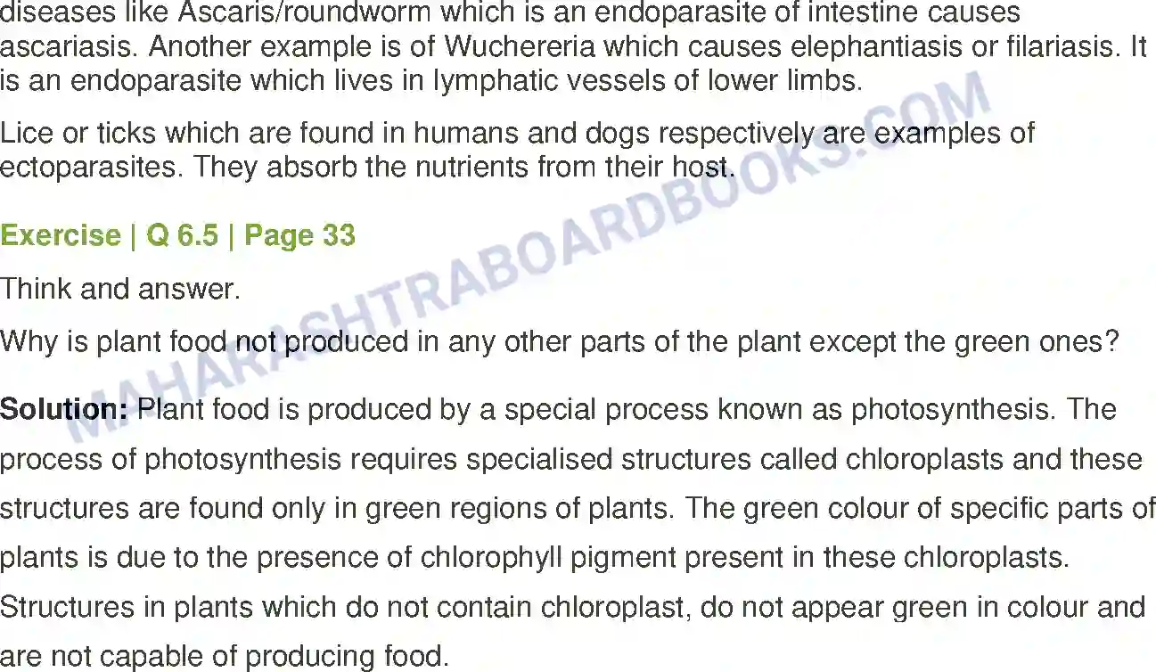 Maharashtra Board Solution Class-7 General Science Nutrition in Living Organisms Image 10