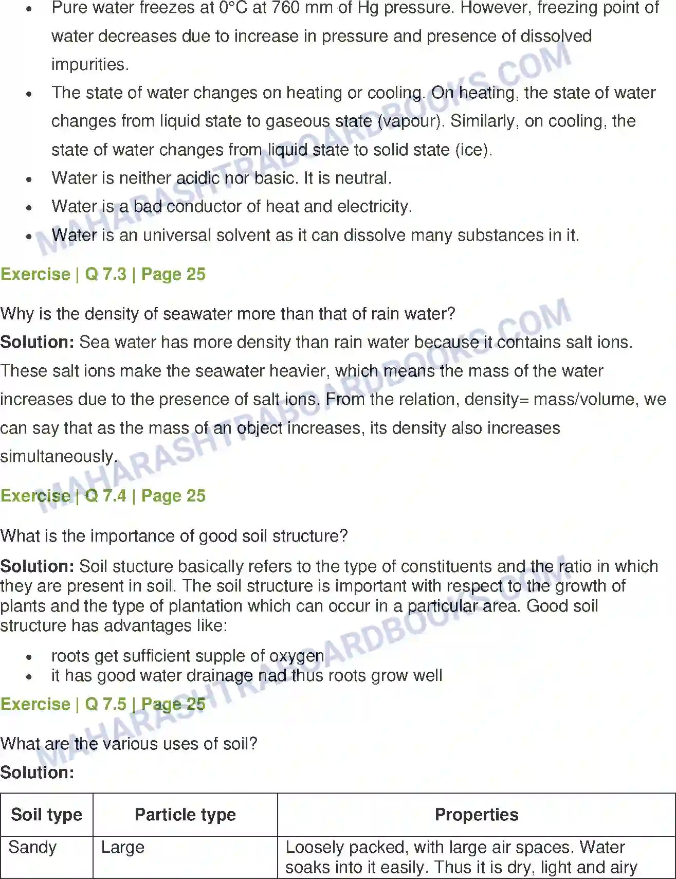 Maharashtra Board Solution Class-7 General+Science Properties of Natural Resources Image 6