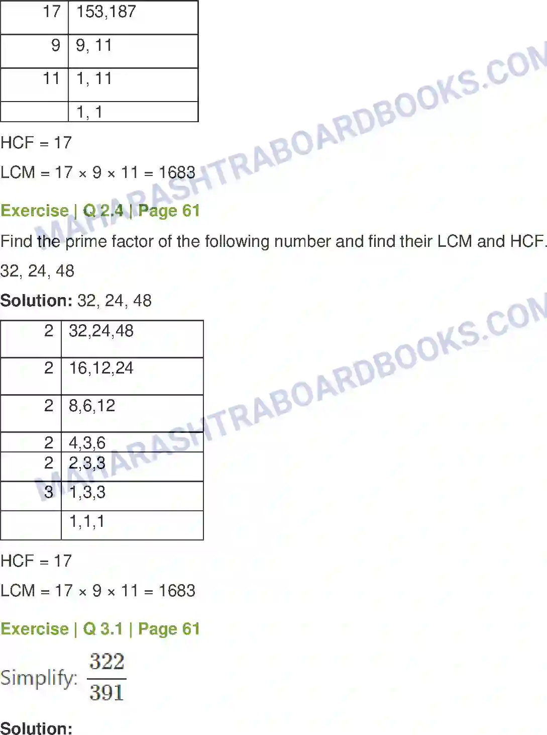Maharashtra Board Solution Class-7 Mathematics Miscellaneous Problems Set - 1 Image 2