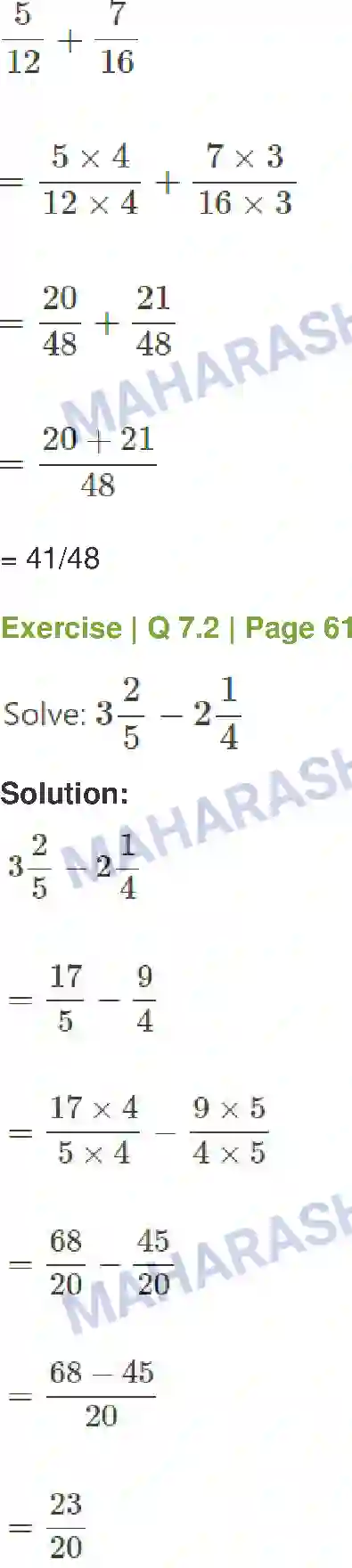 Maharashtra Board Solution Class-7 Mathematics Miscellaneous Problems Set - 1 Image 9
