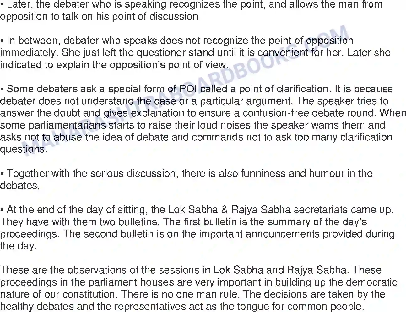 Maharashtra Board Solution Class-8 Civics+-+English+Medium Introduction to the Parliamentary System Image 9