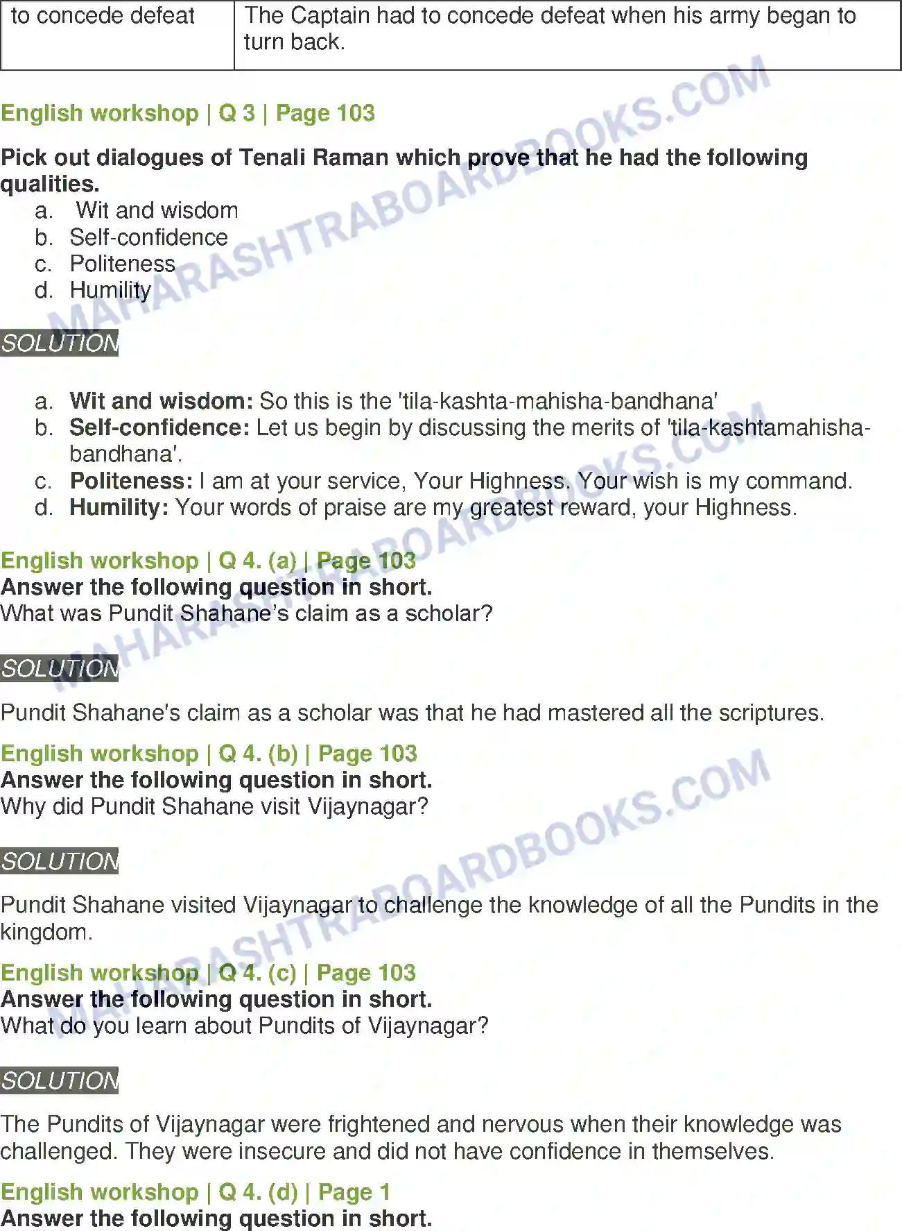Maharashtra Board Solution Class-8 English A Battle to Baffle Image 3