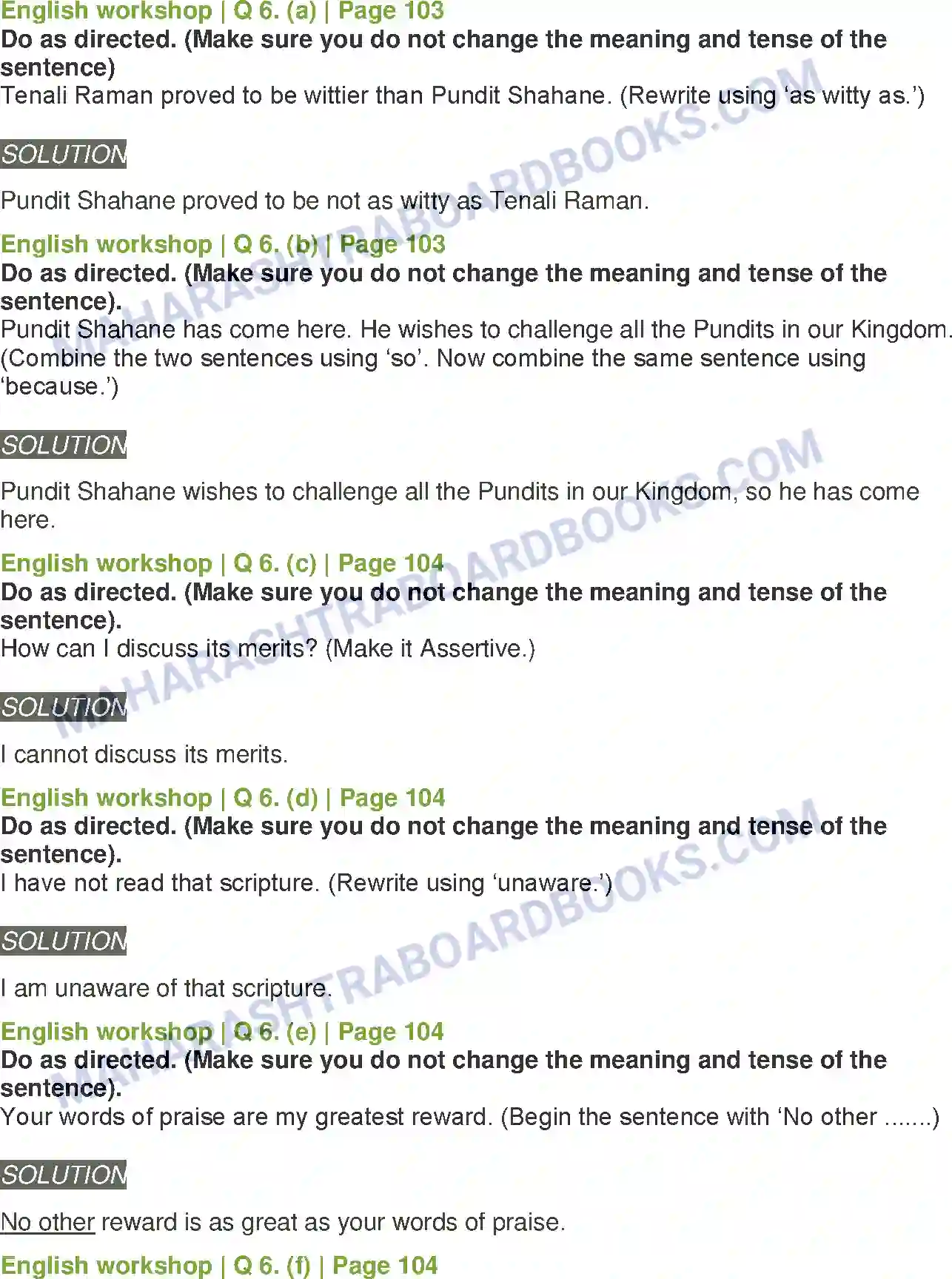 Maharashtra Board Solution Class-8 English A Battle to Baffle Image 6
