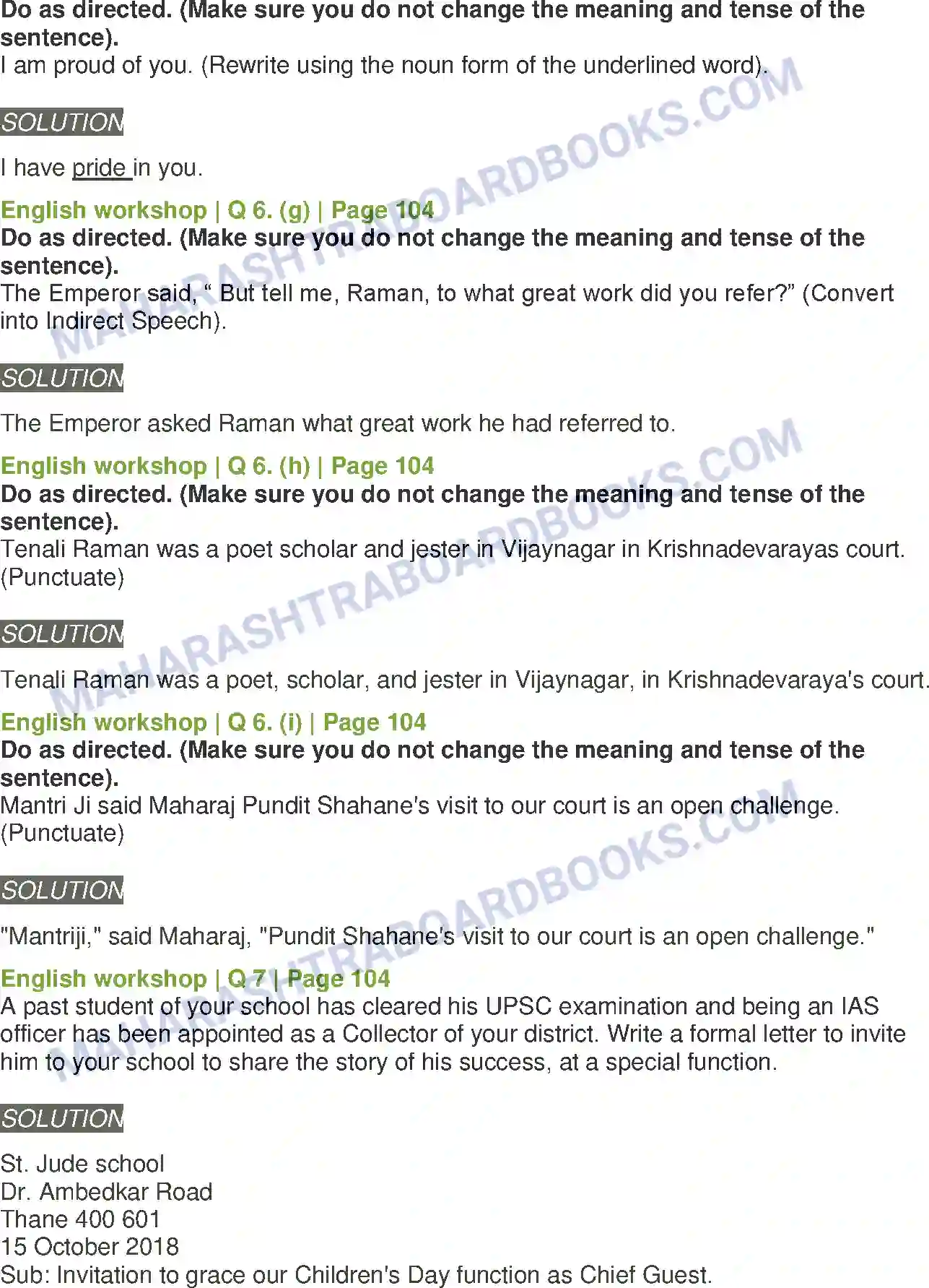 Maharashtra Board Solution Class-8 English A Battle to Baffle Image 7