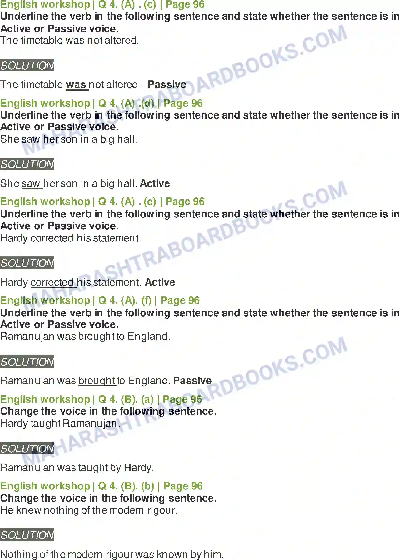 Maharashtra Board Solution Class-8 English Ramanujan Image 4
