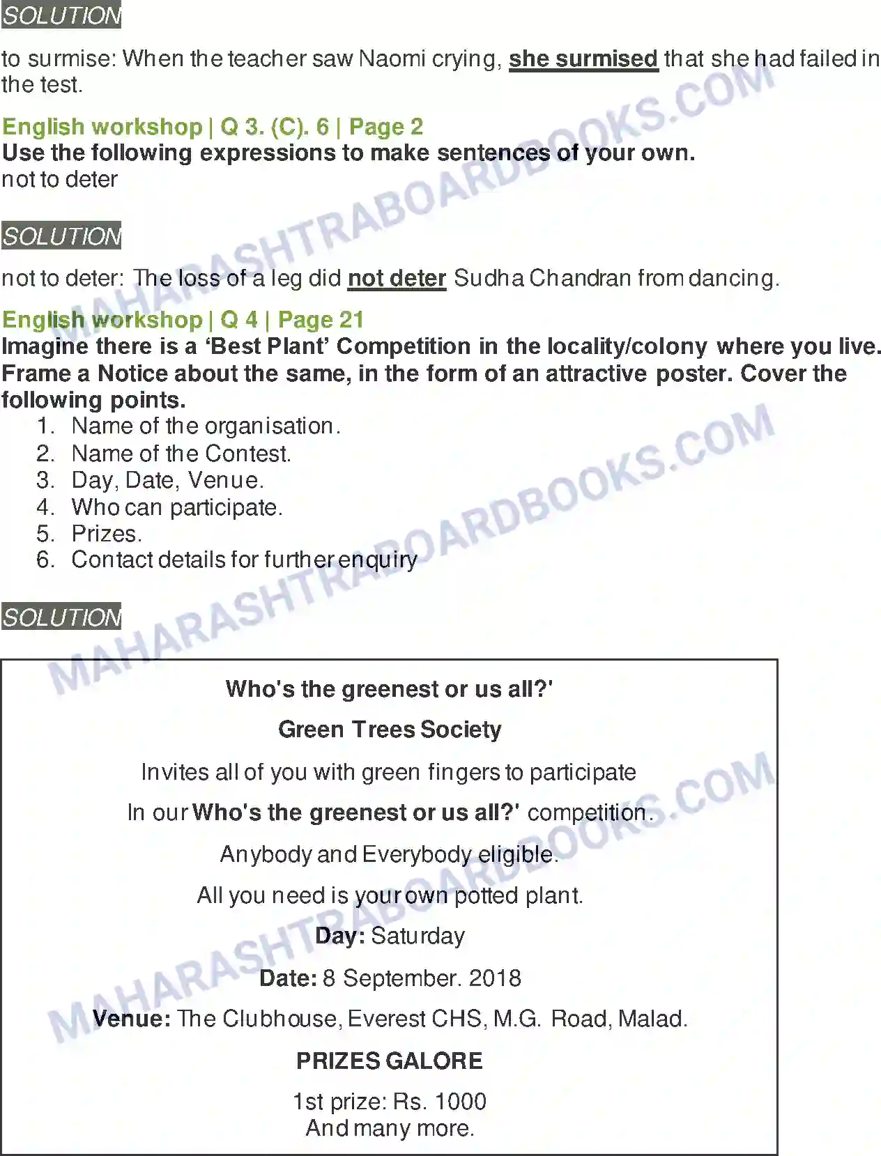 Maharashtra Board Solution Class-8 English Revathi’s Musical Plants Image 5