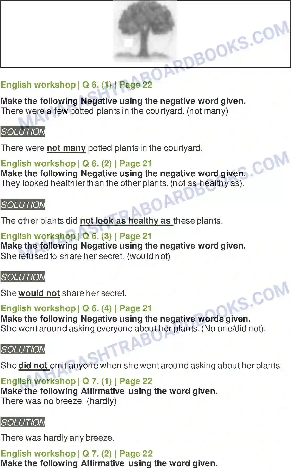 Maharashtra Board Solution Class-8 English Revathi’s Musical Plants Image 6