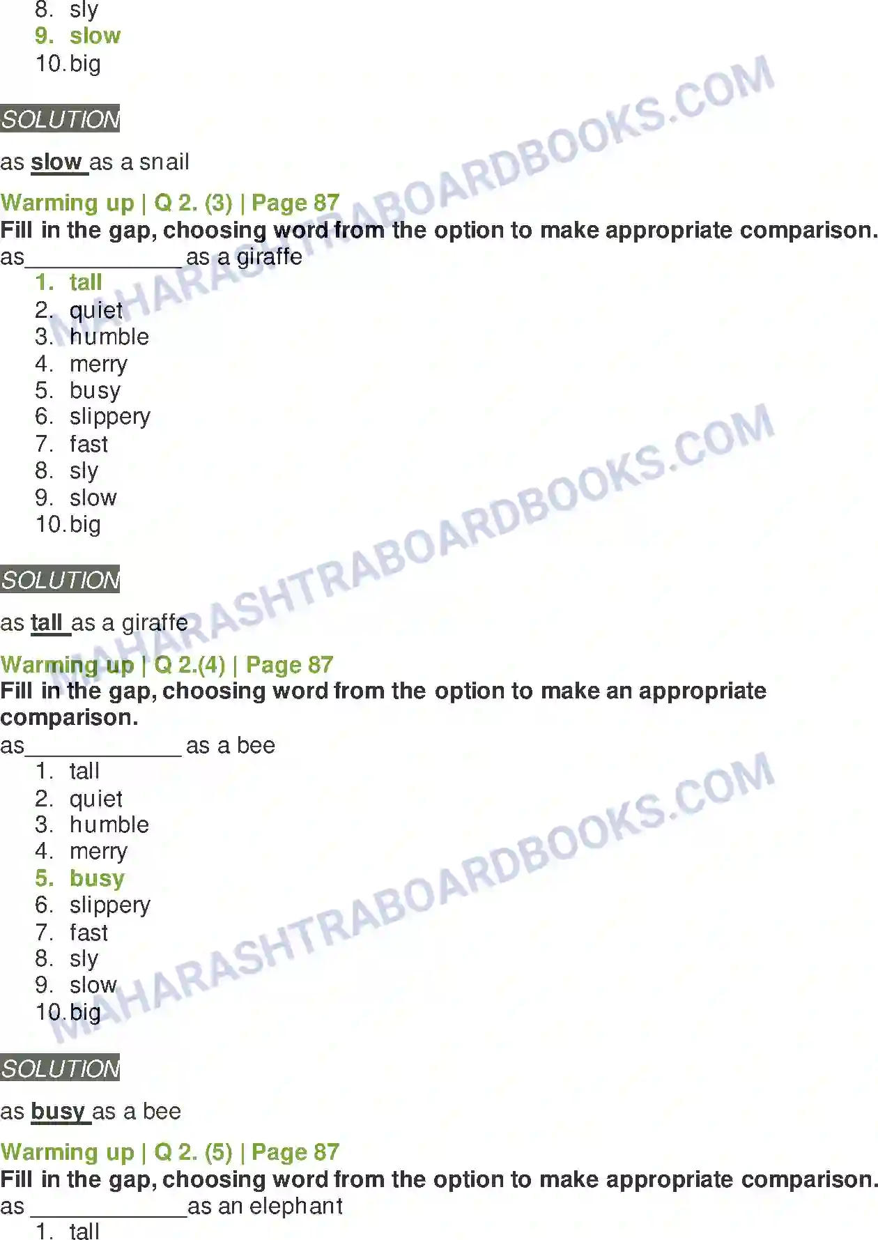 Maharashtra Board Solution Class-8 English The Bees Image 2