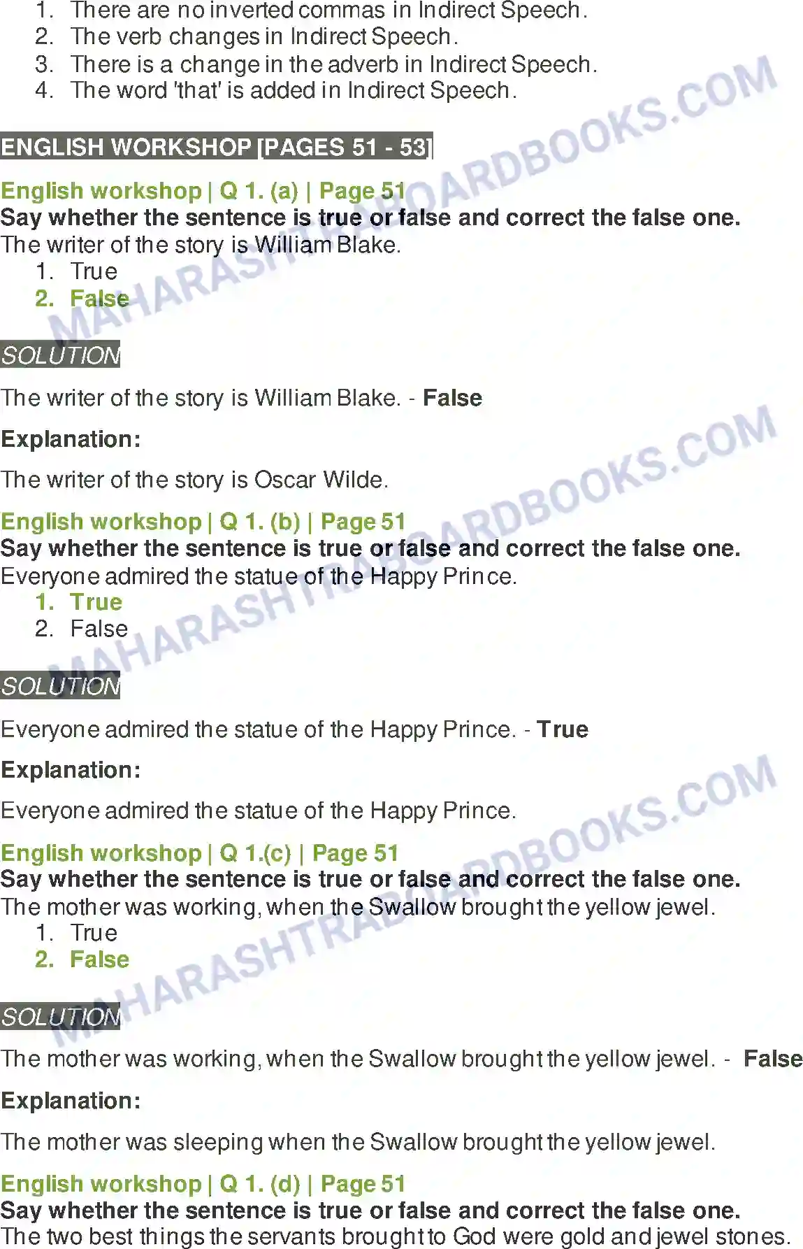 Maharashtra Board Solution Class-8 English The Happy Prince Image 2