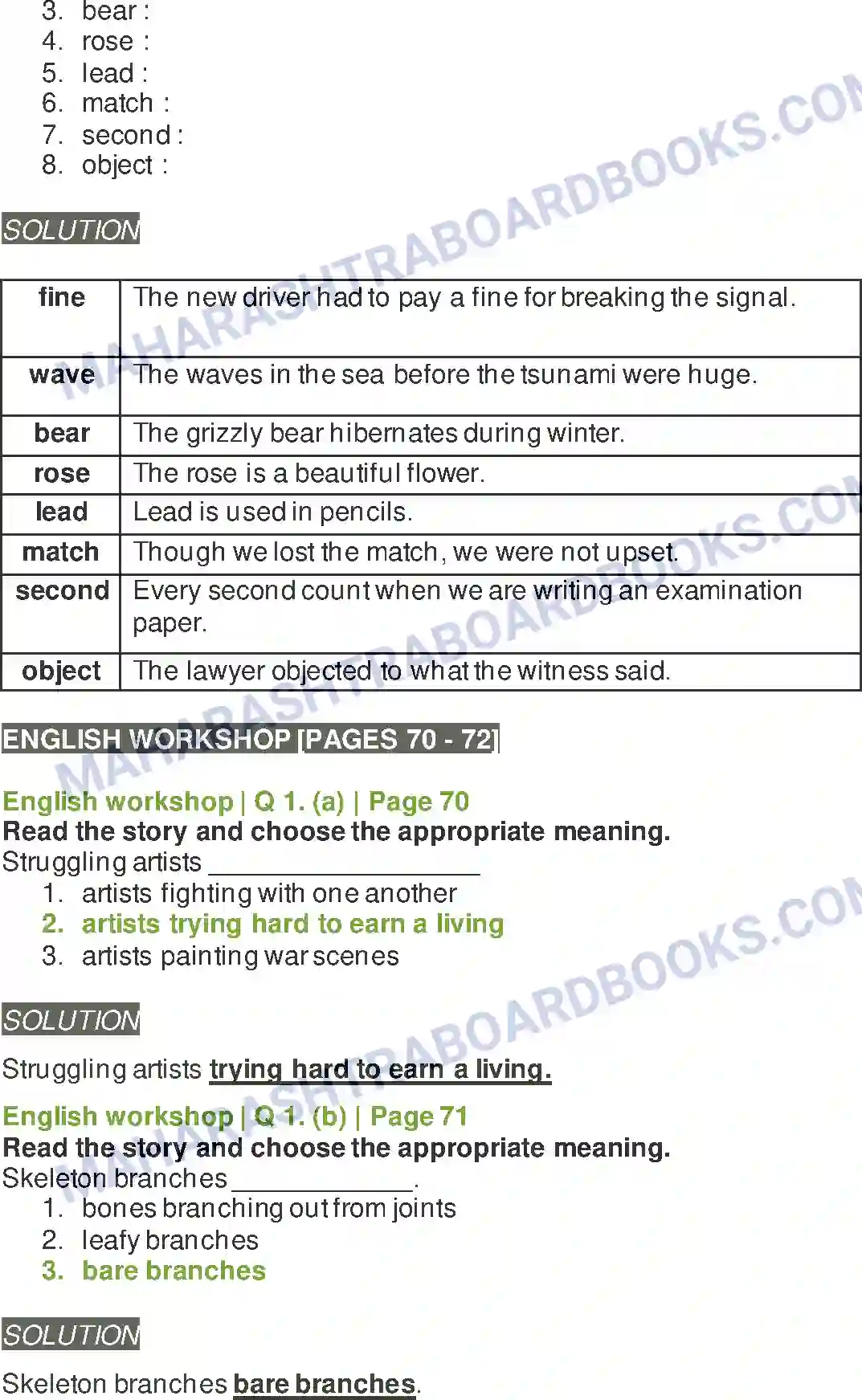 Maharashtra Board Solution Class-8 English The Last Leaf Image 2