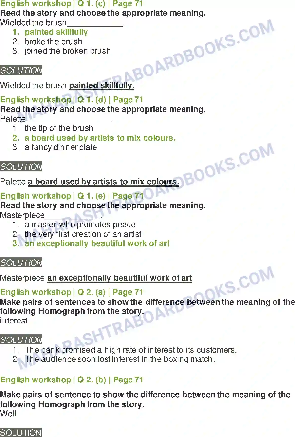 Maharashtra Board Solution Class-8 English The Last Leaf Image 3