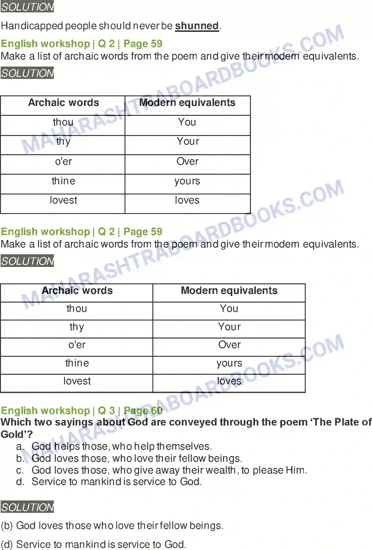 Maharashtra Board Solution Class-8 English The Plate of Gold Image 3