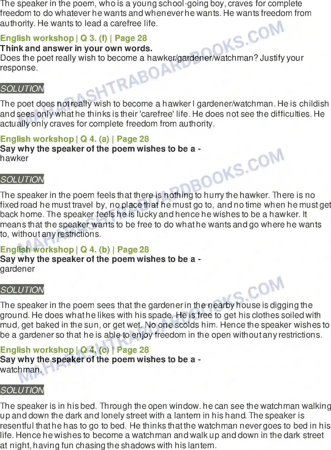 Maharashtra Board Solution Class-8 English Vocation Image 4