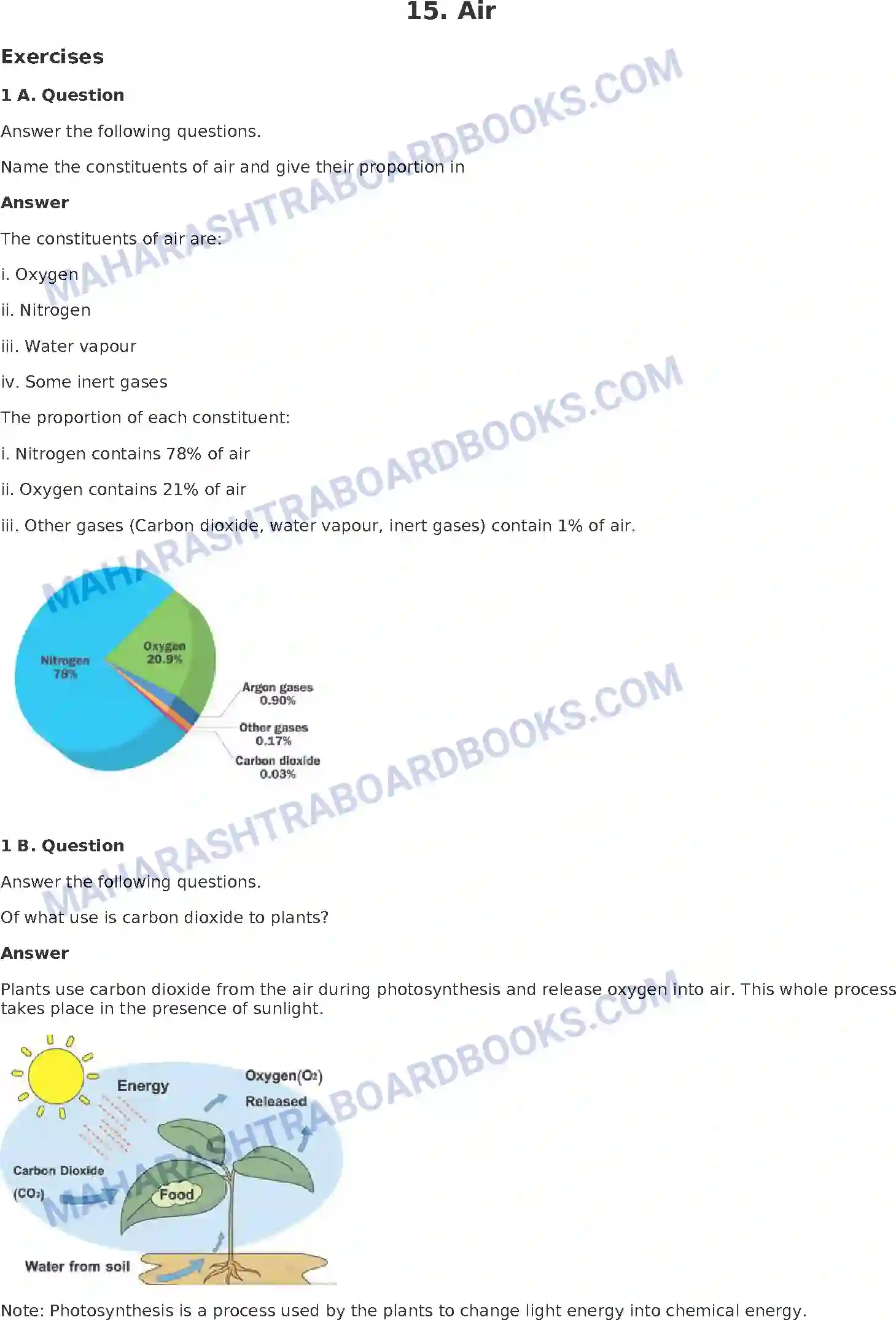 Maharashtra Board Solution Class-8 General+Science Air Image 1