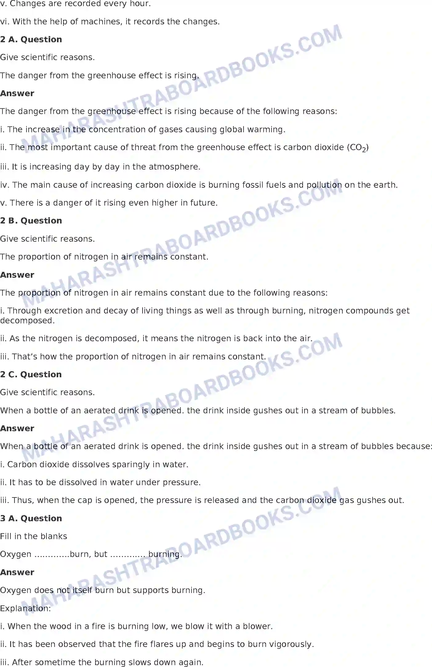 Maharashtra Board Solution Class-8 General+Science Air Image 3
