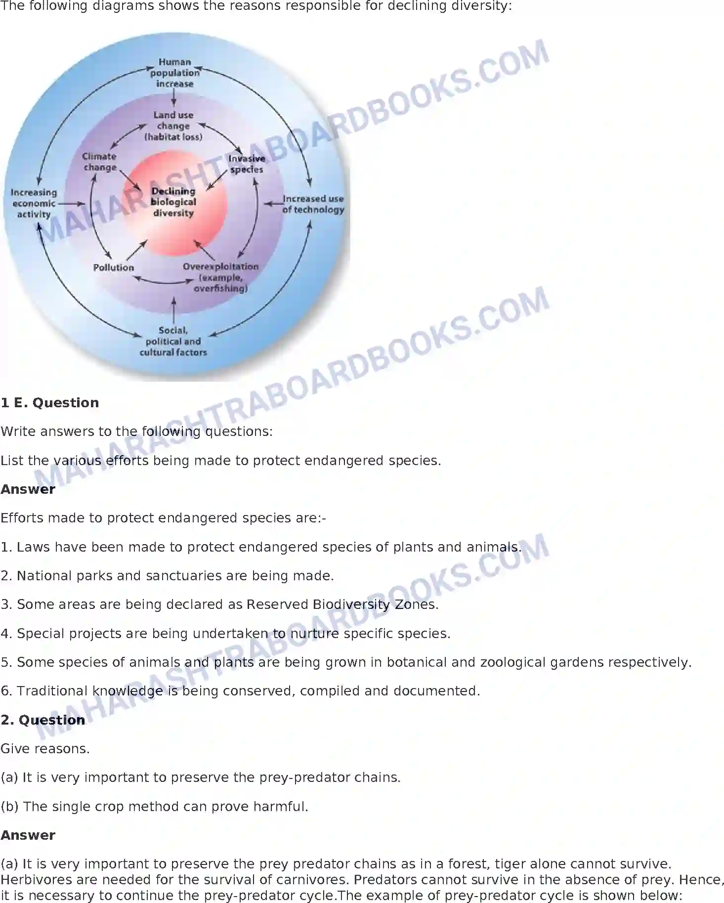 Maharashtra Board Solution Class-8 General+Science Biological Diversity Image 2
