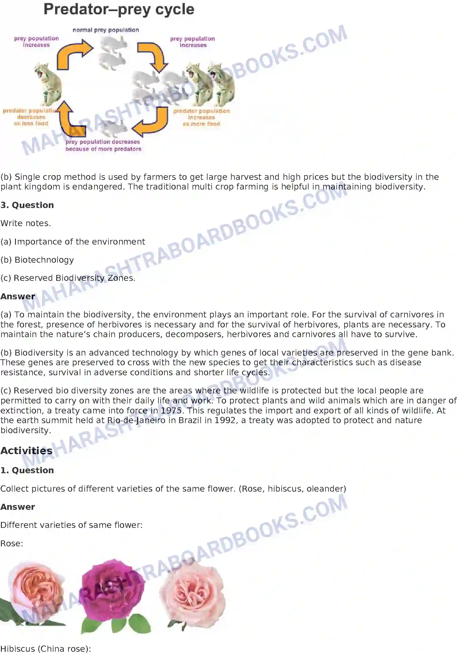 Maharashtra Board Solution Class-8 General+Science Biological Diversity Image 3