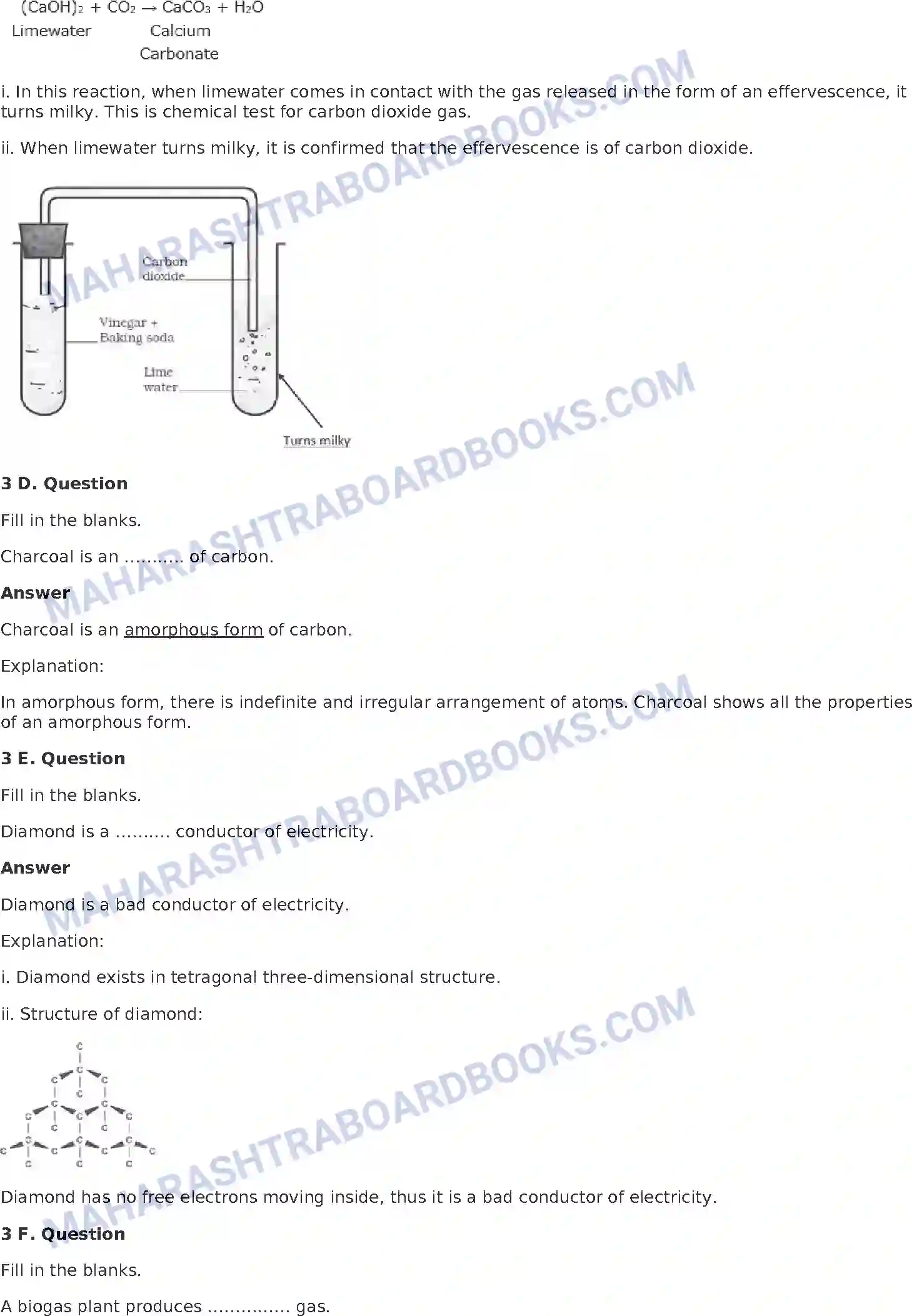 Maharashtra Board Solution Class-8 General+Science Carbon and Carbon Compounds Image 4