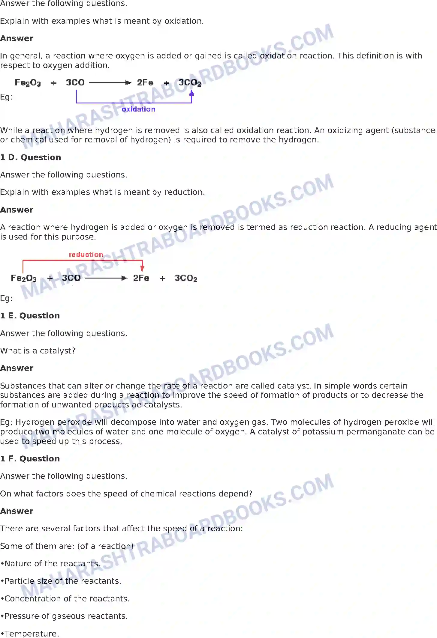 Maharashtra Board Solution Class-8 General+Science Chemical Reactions and their Types Image 2