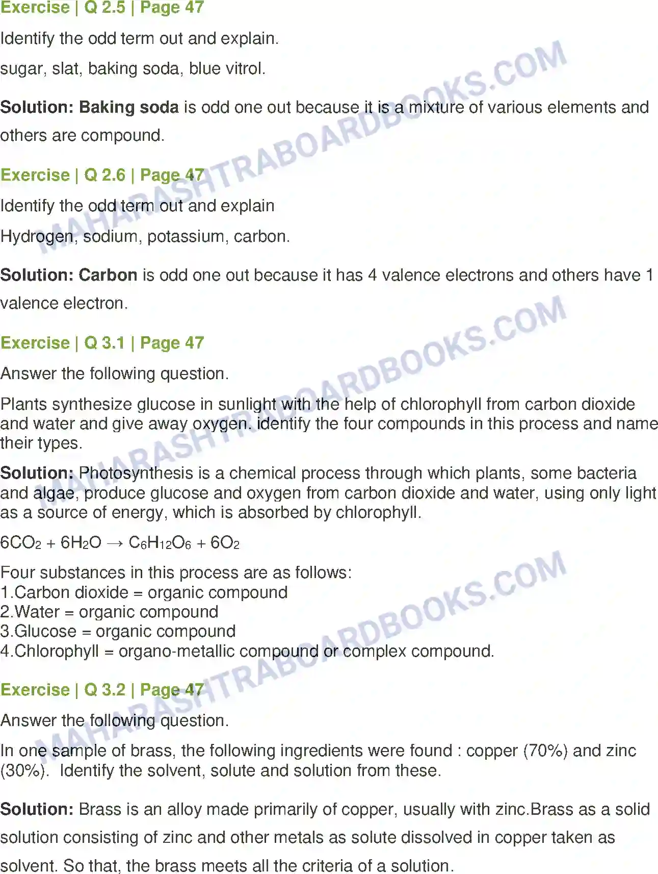 Maharashtra Board Solution Class-8 General+Science Composition of Matter Image 4