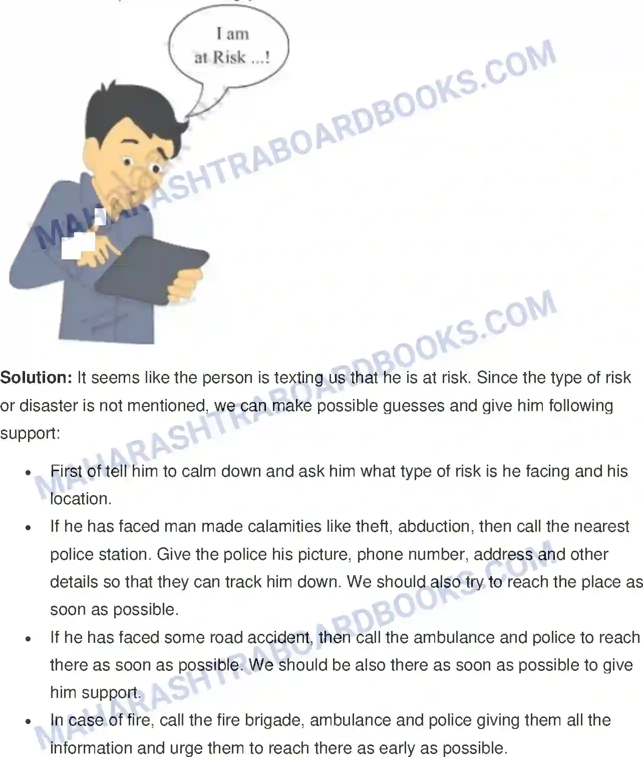 Maharashtra Board Solution Class-8 General+Science Disaster Management Image 7
